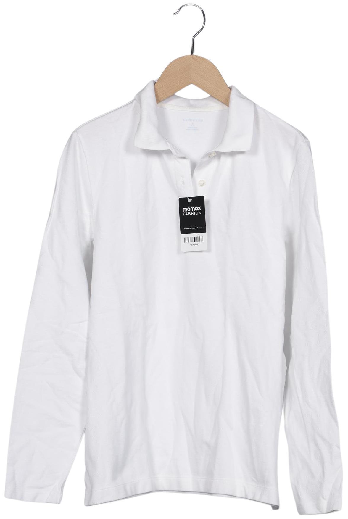 

Lands End Damen Poloshirt, weiß, Gr. 36