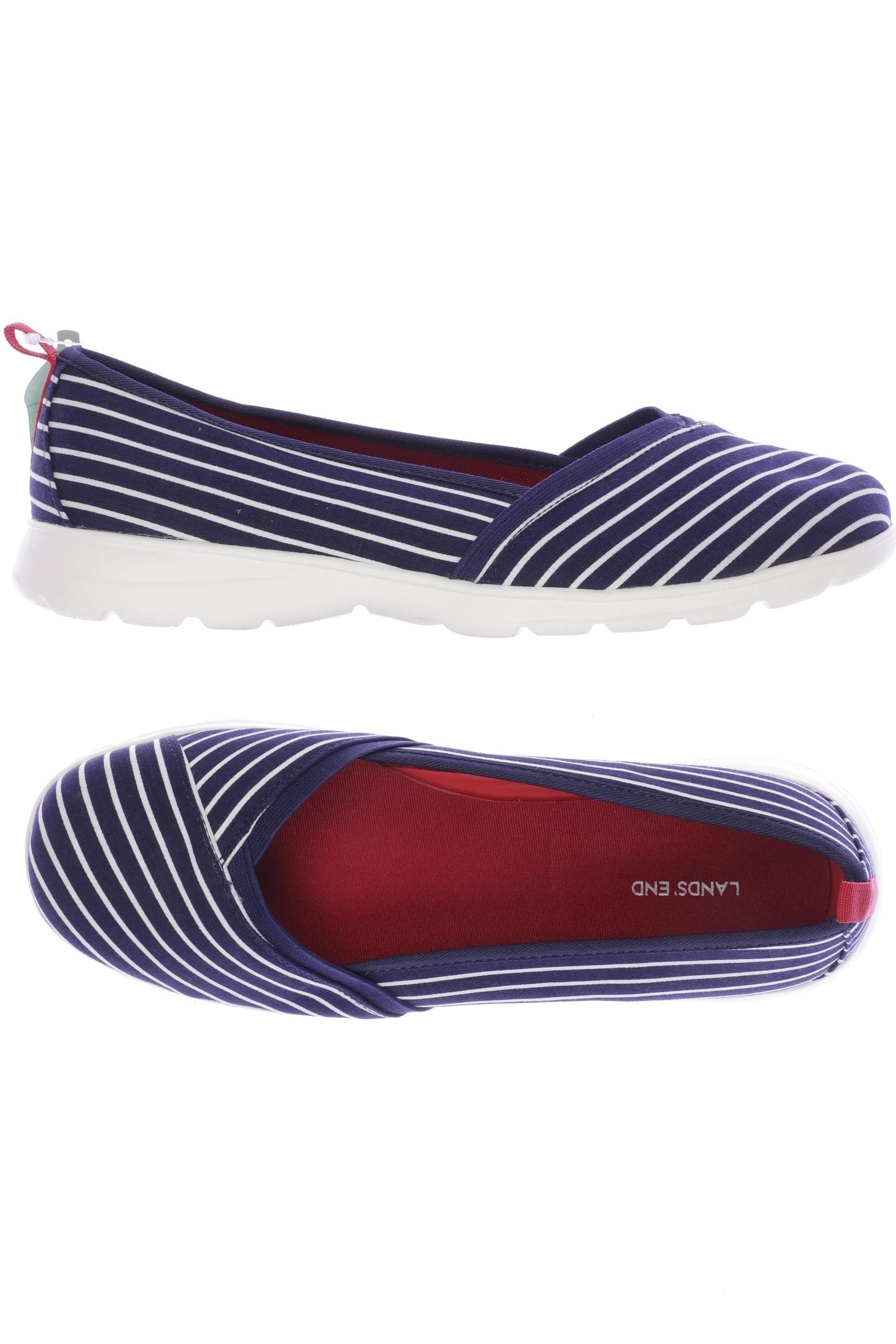 

Lands End Damen Ballerinas, marineblau, Gr. 39