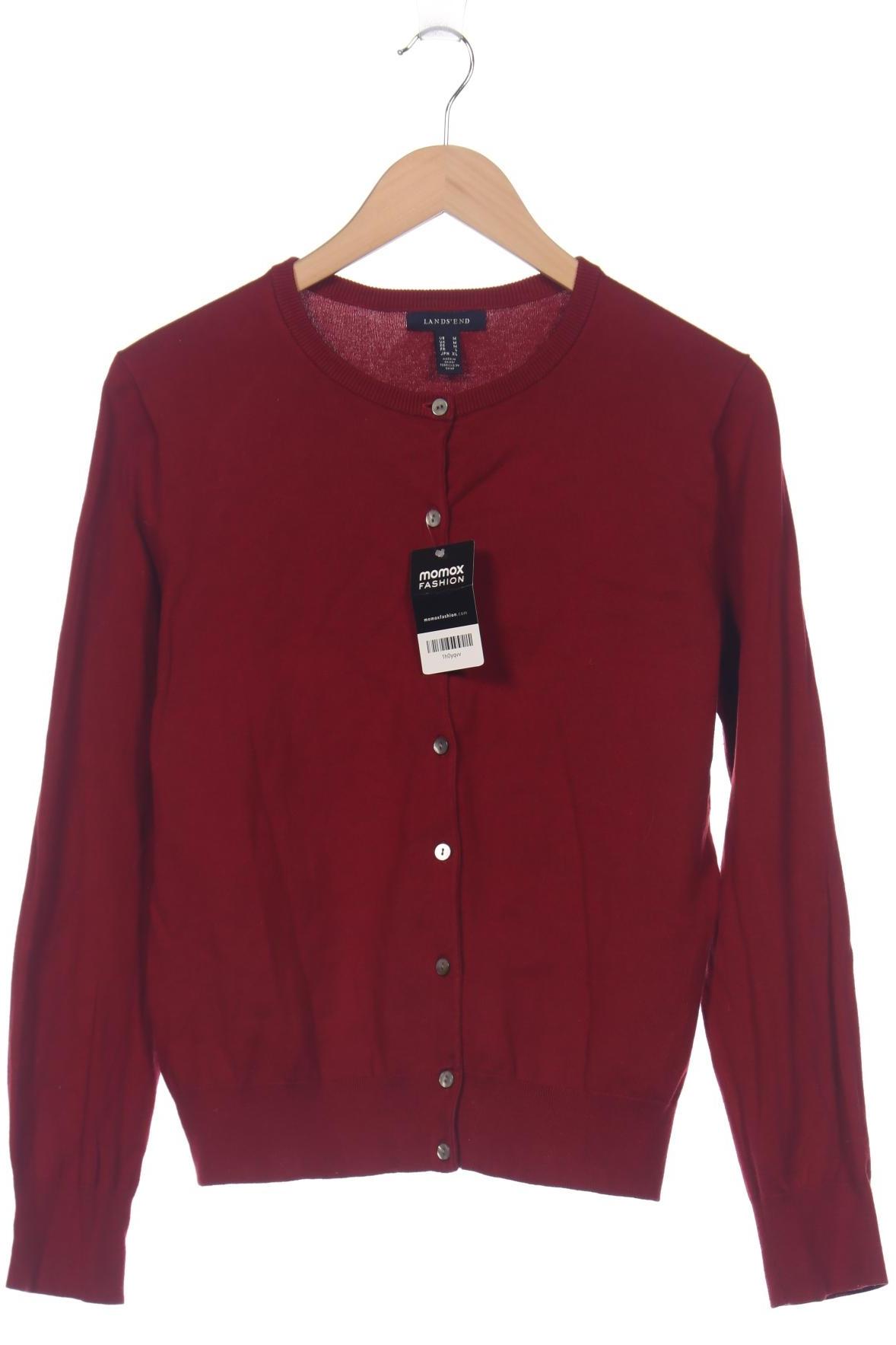 

Lands End Damen Strickjacke, rot, Gr. 38