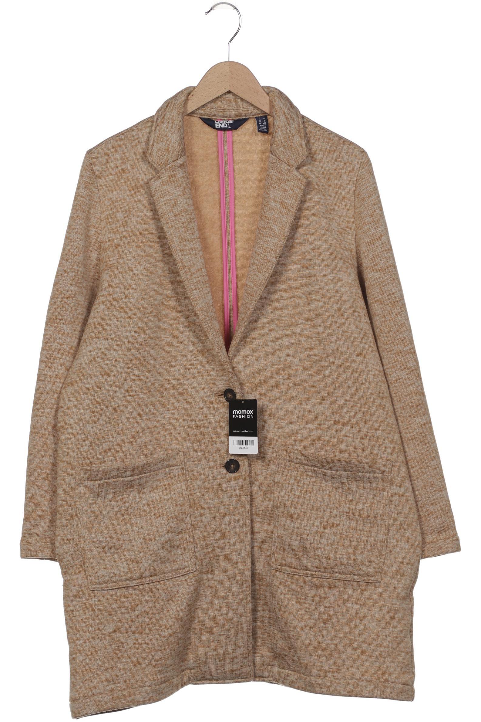 

Lands End Damen Mantel, beige, Gr. 44