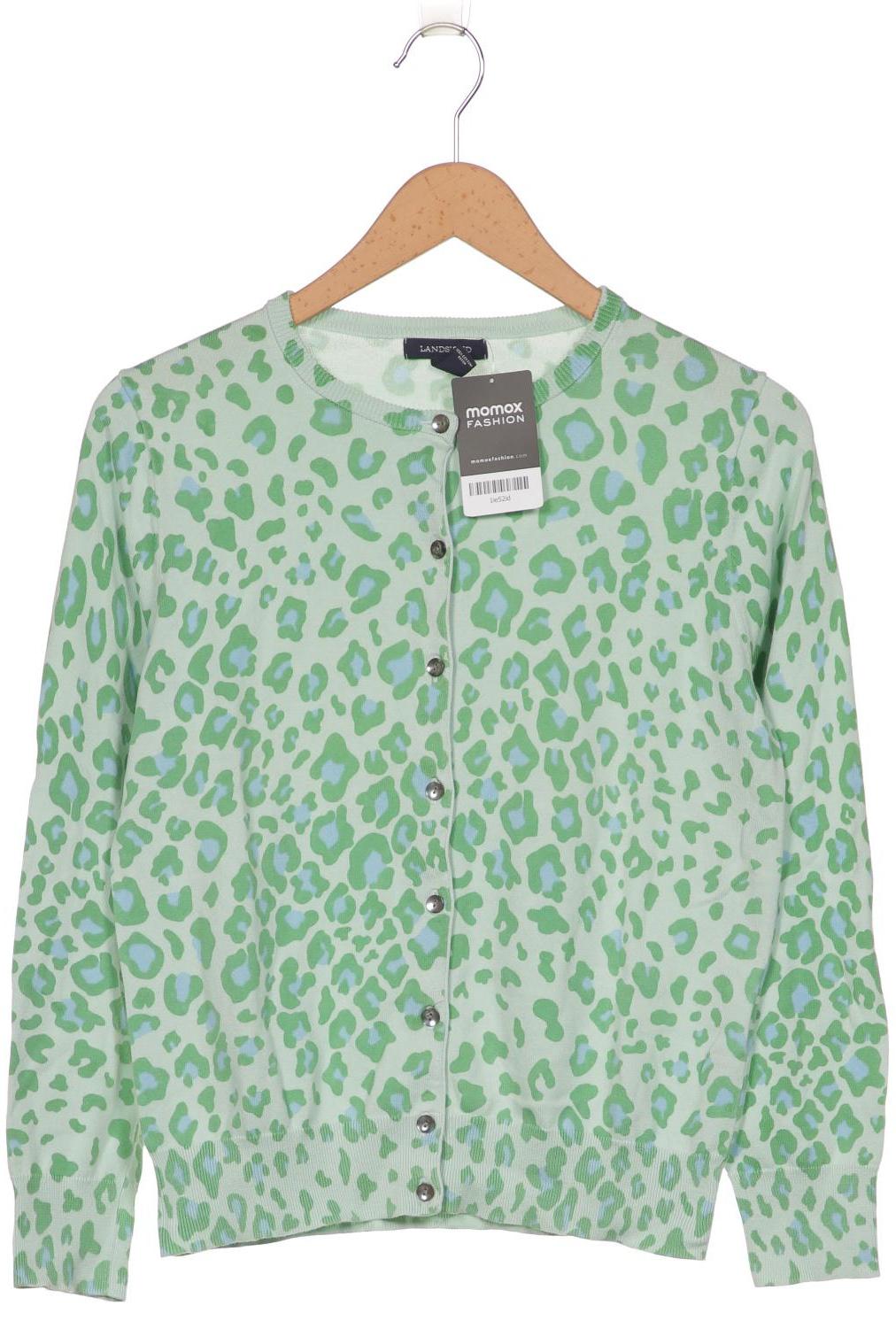 

Lands End Damen Strickjacke, hellgrün, Gr. 38