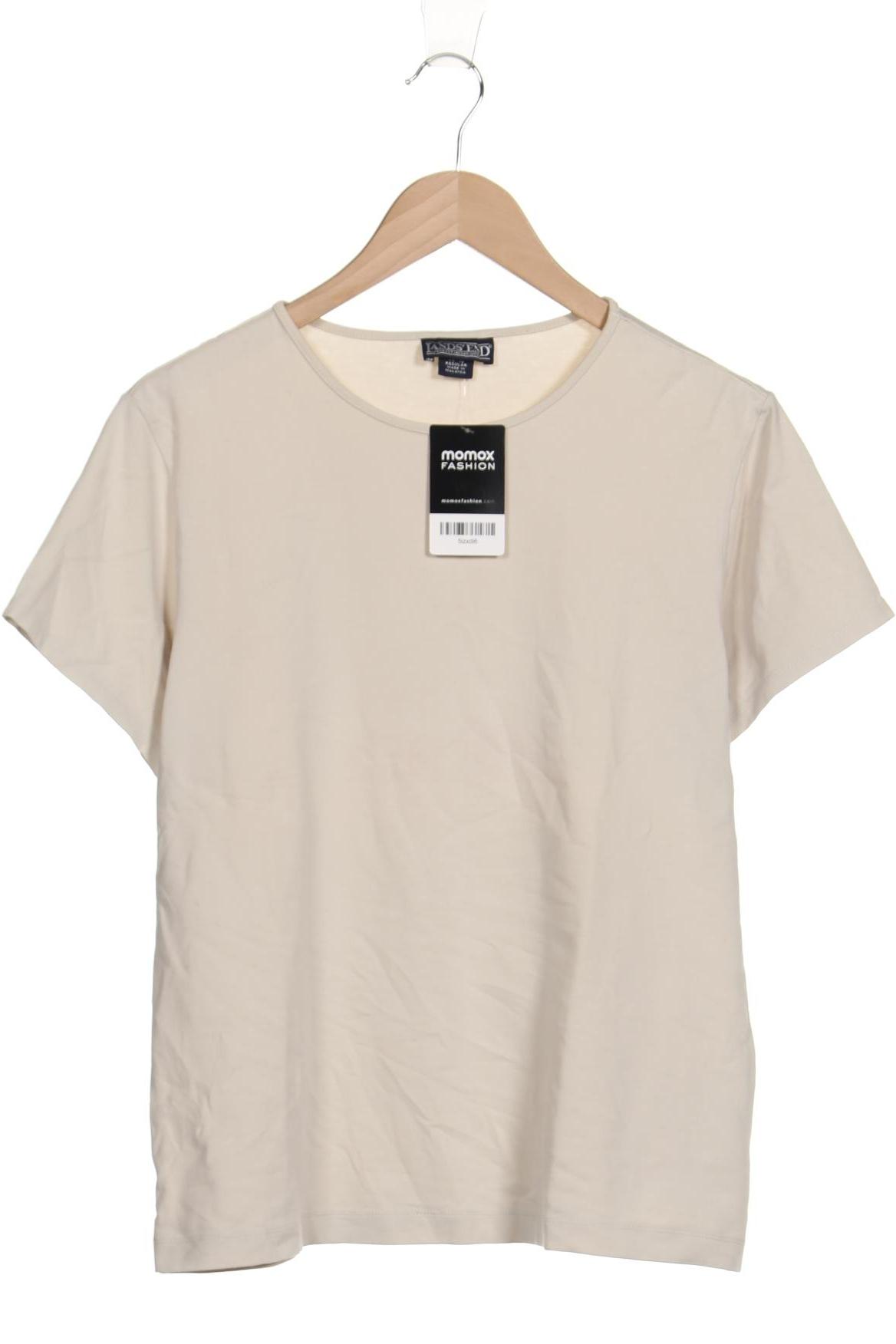 

Lands End Damen T-Shirt, beige, Gr. 42