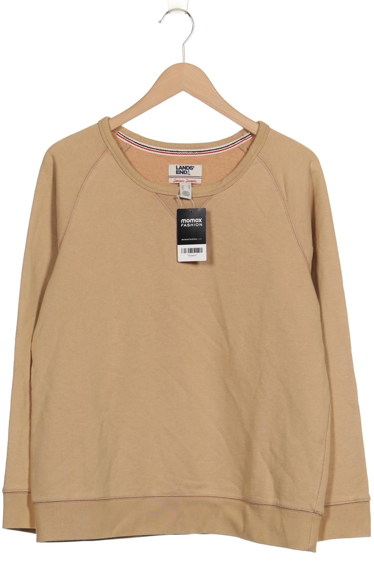 

Lands End Damen Sweatshirt, beige, Gr. 38