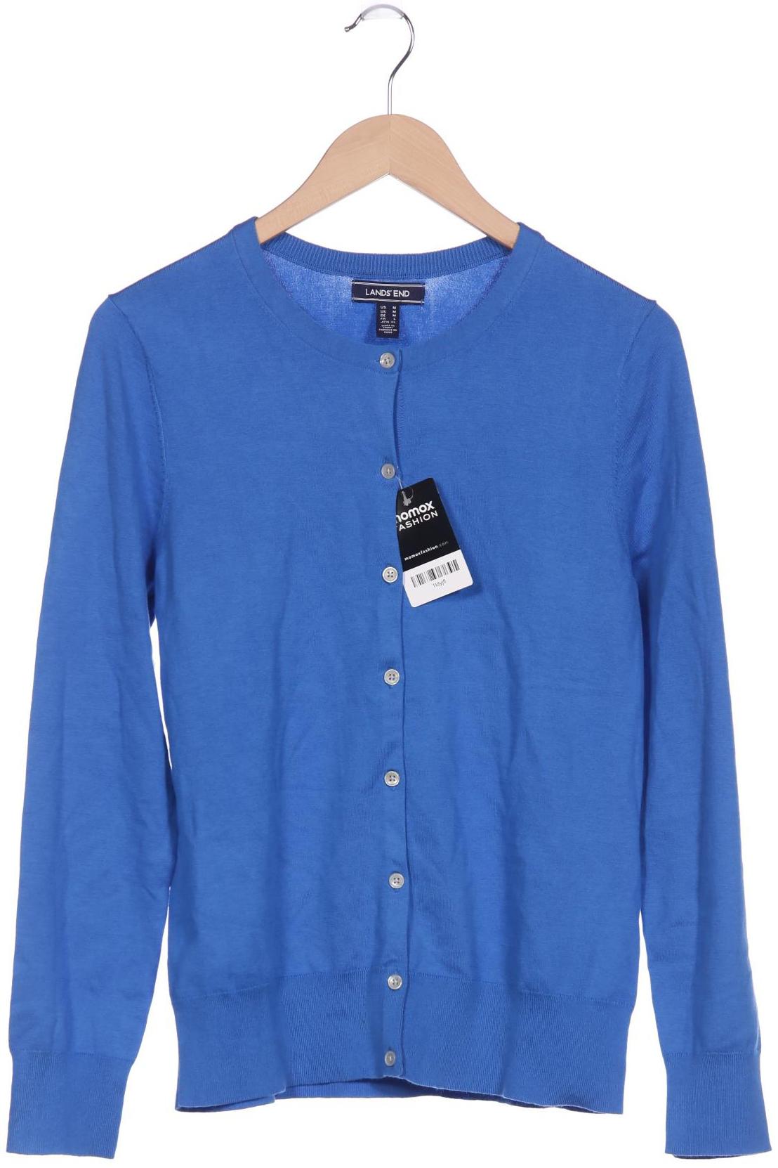 

Lands End Damen Strickjacke, blau, Gr. 38