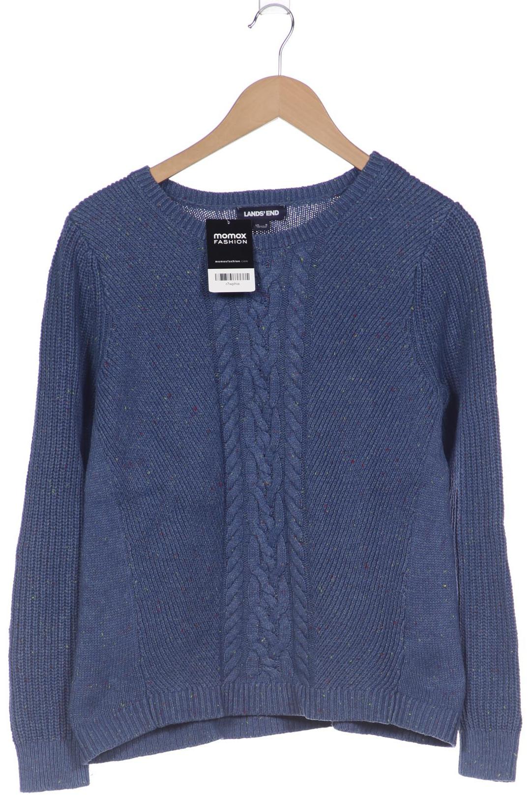 

Lands End Damen Pullover, blau, Gr. 38