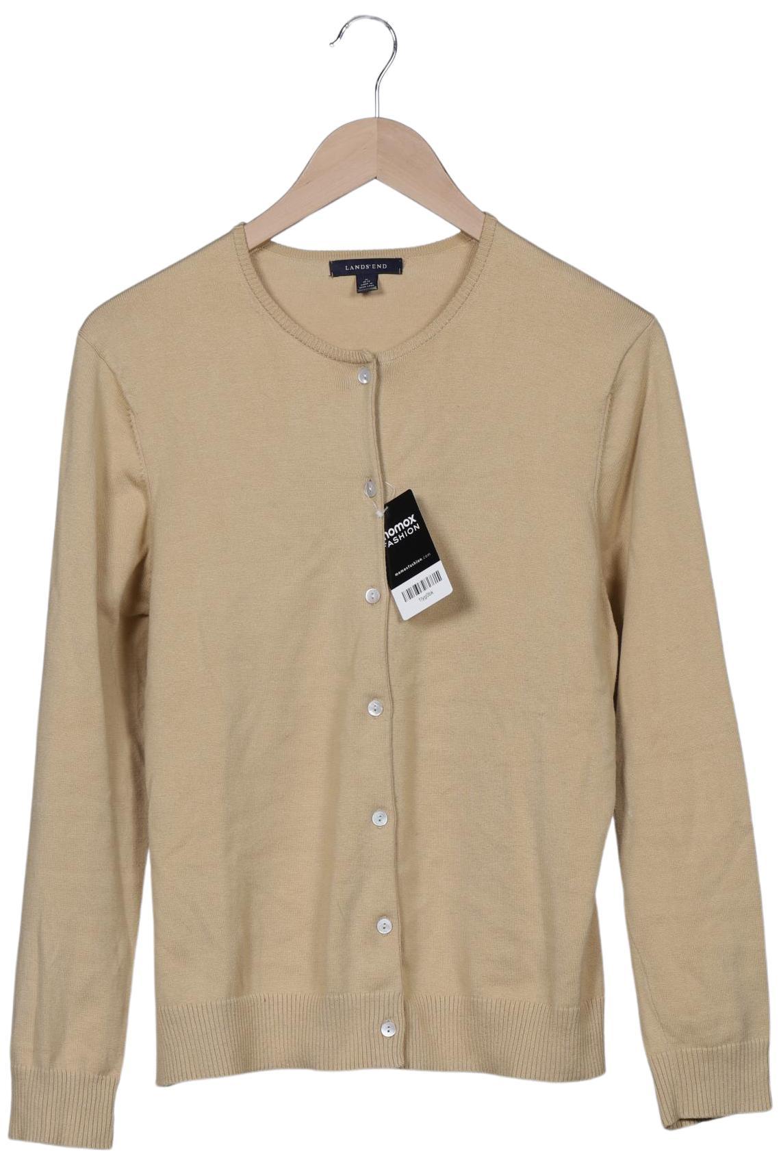 

Lands End Damen Strickjacke, beige, Gr. 38