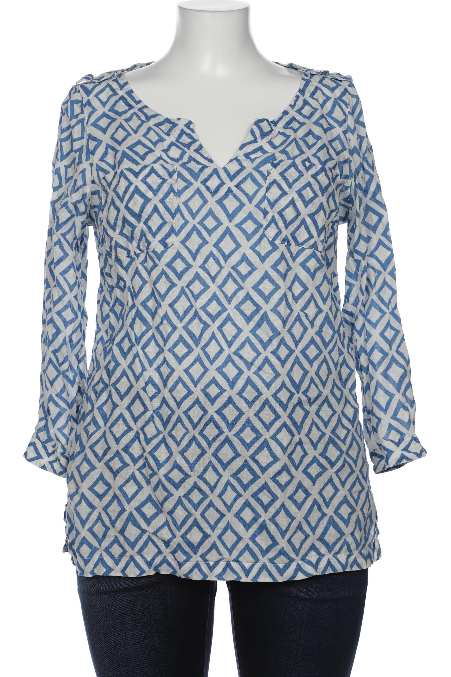 

Lands End Damen Bluse, blau, Gr. 40