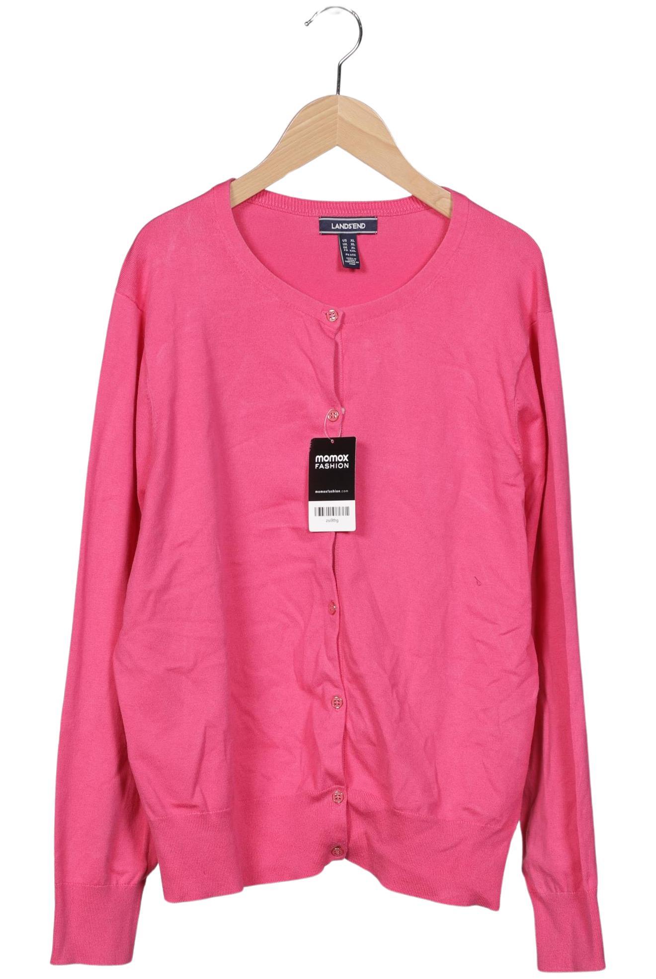 

Lands End Damen Strickjacke, pink, Gr. 44