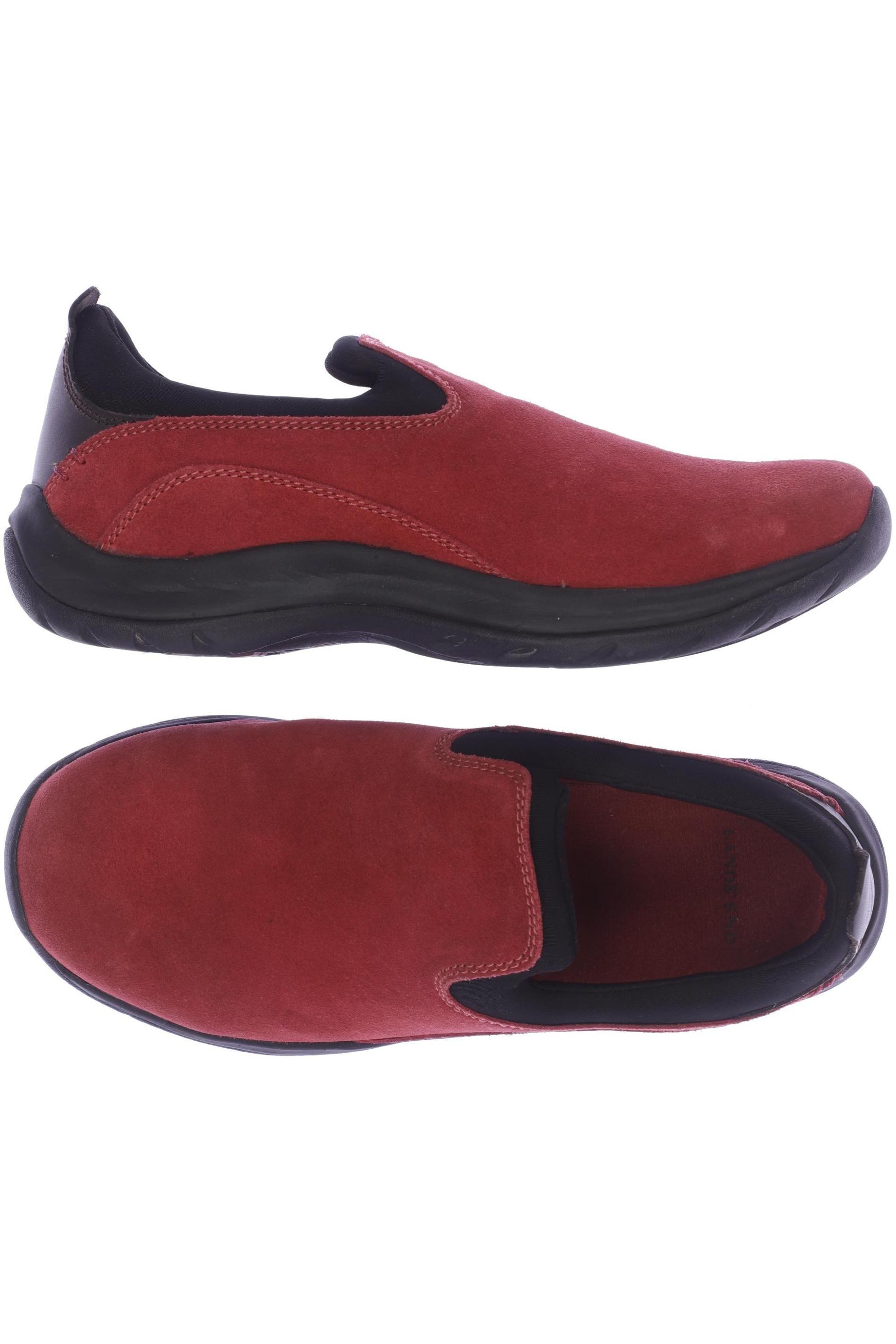 

Lands End Damen Halbschuh, rot, Gr. 7.5