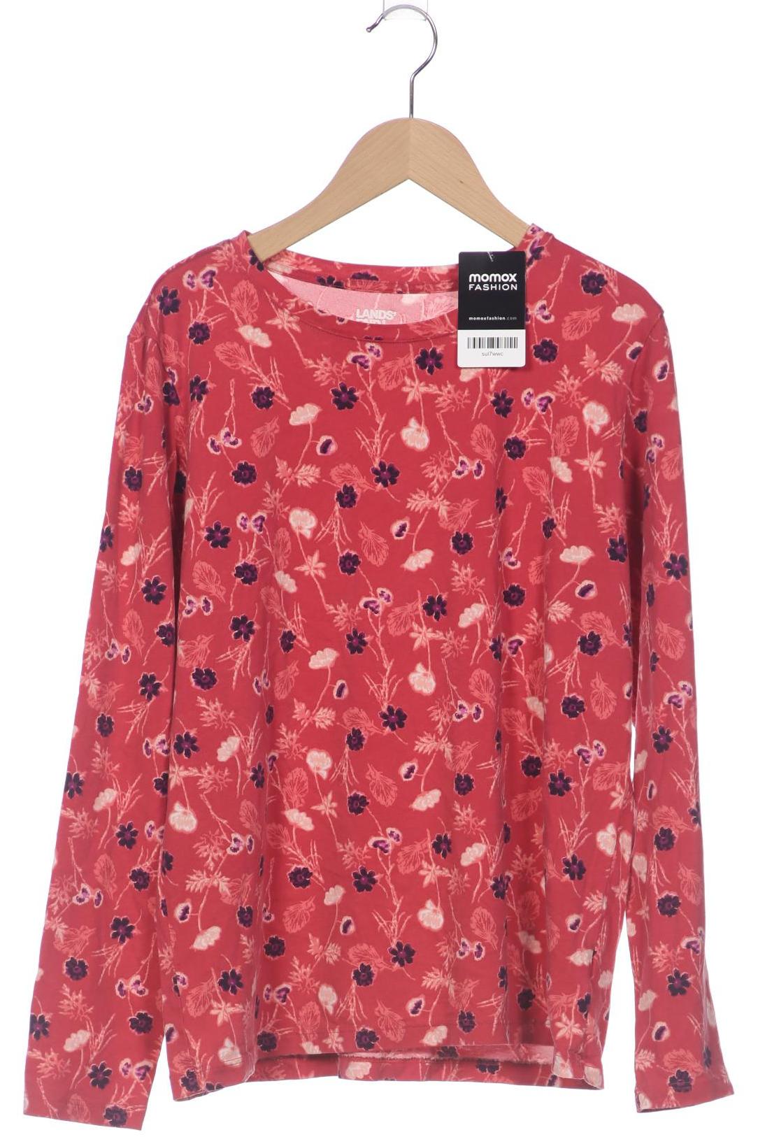 

Lands End Damen Langarmshirt, pink, Gr. 38