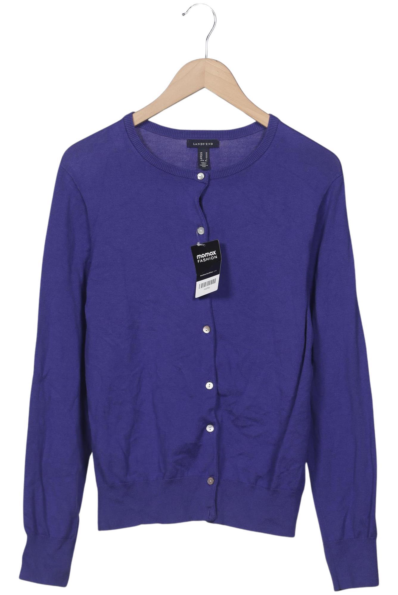 

Lands End Damen Strickjacke, flieder, Gr. 38