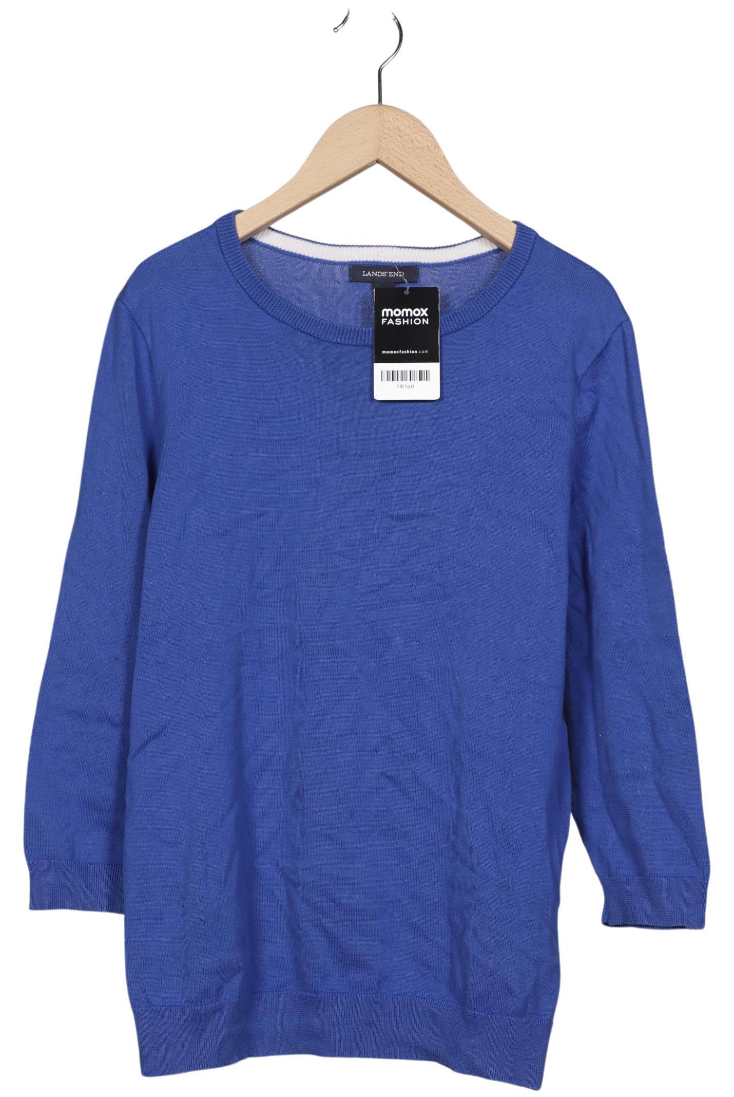 

Lands End Damen Pullover, blau, Gr. 38