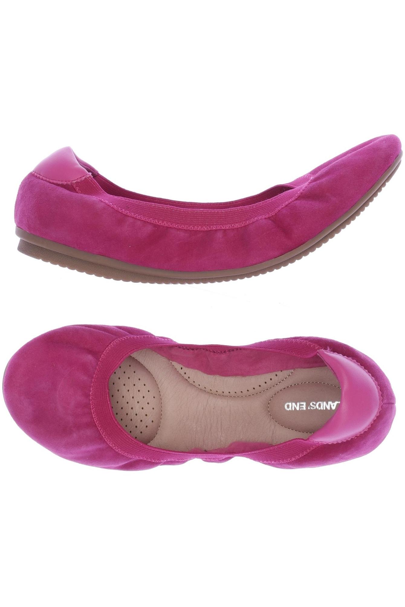 

Lands End Damen Ballerinas, pink, Gr. 41.5