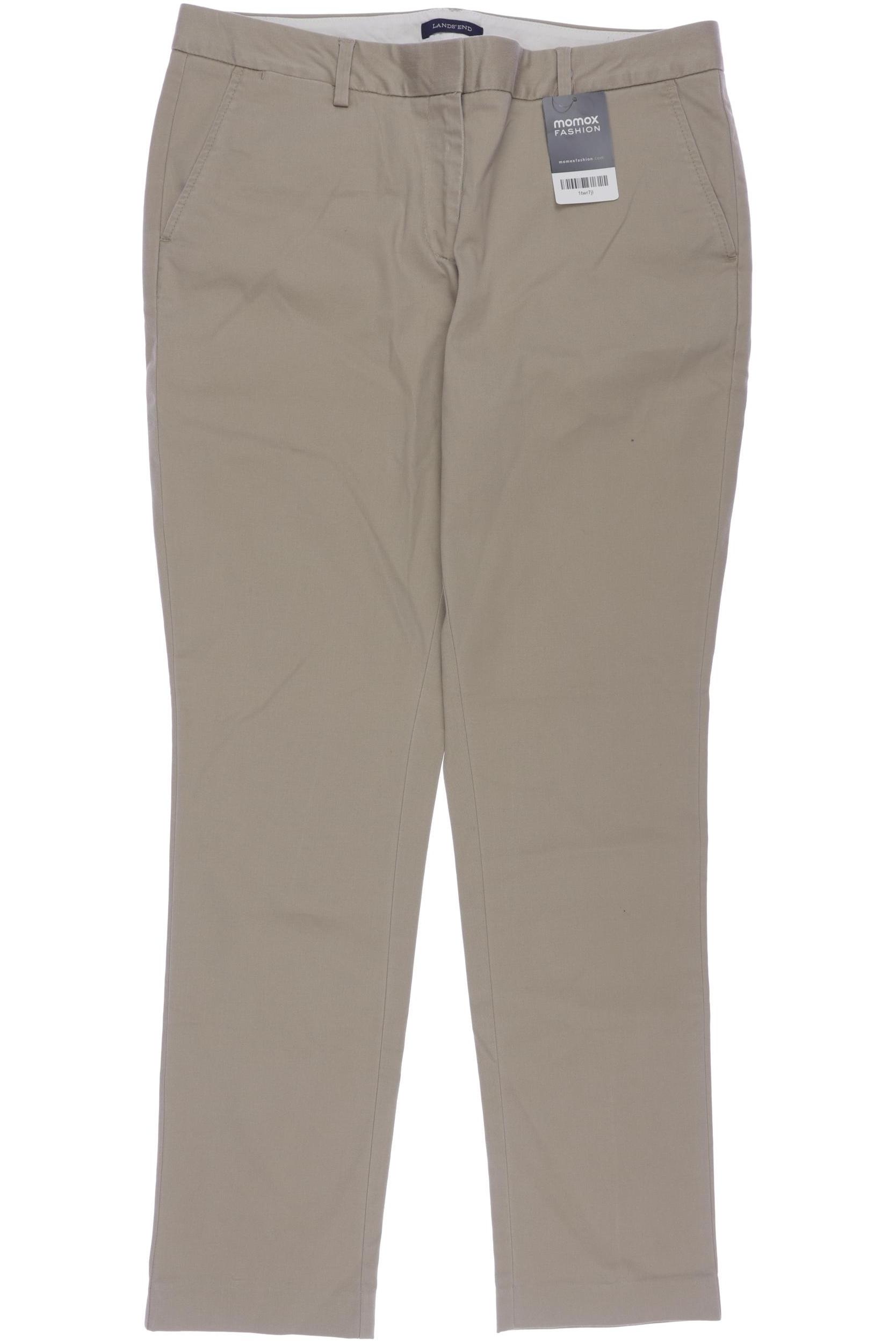 

Lands End Damen Stoffhose, beige, Gr. 40