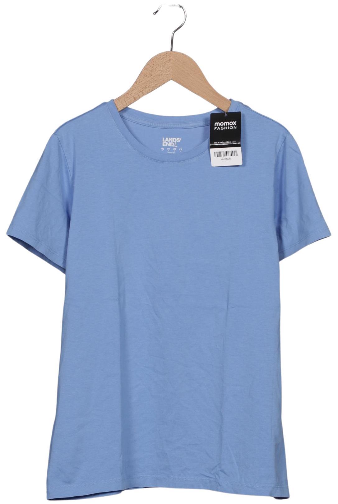 

Lands End Damen T-Shirt, blau, Gr. 36