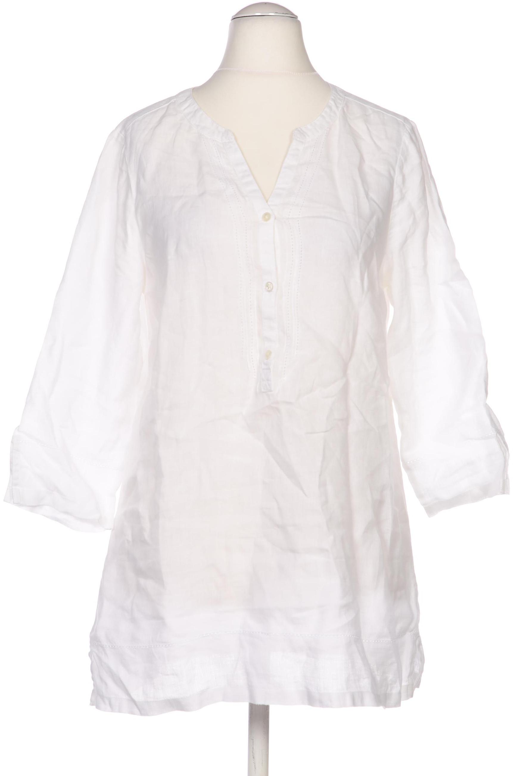 

Lands End Damen Bluse, weiß, Gr. 8