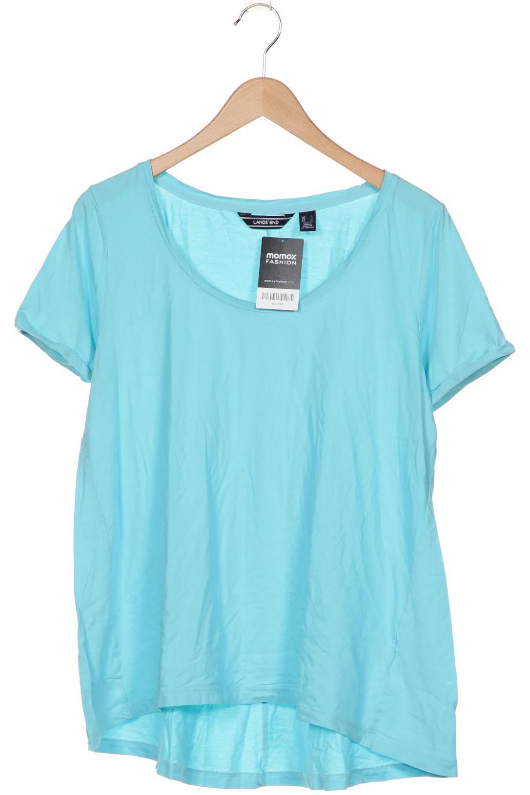 

Lands End Damen T-Shirt, blau