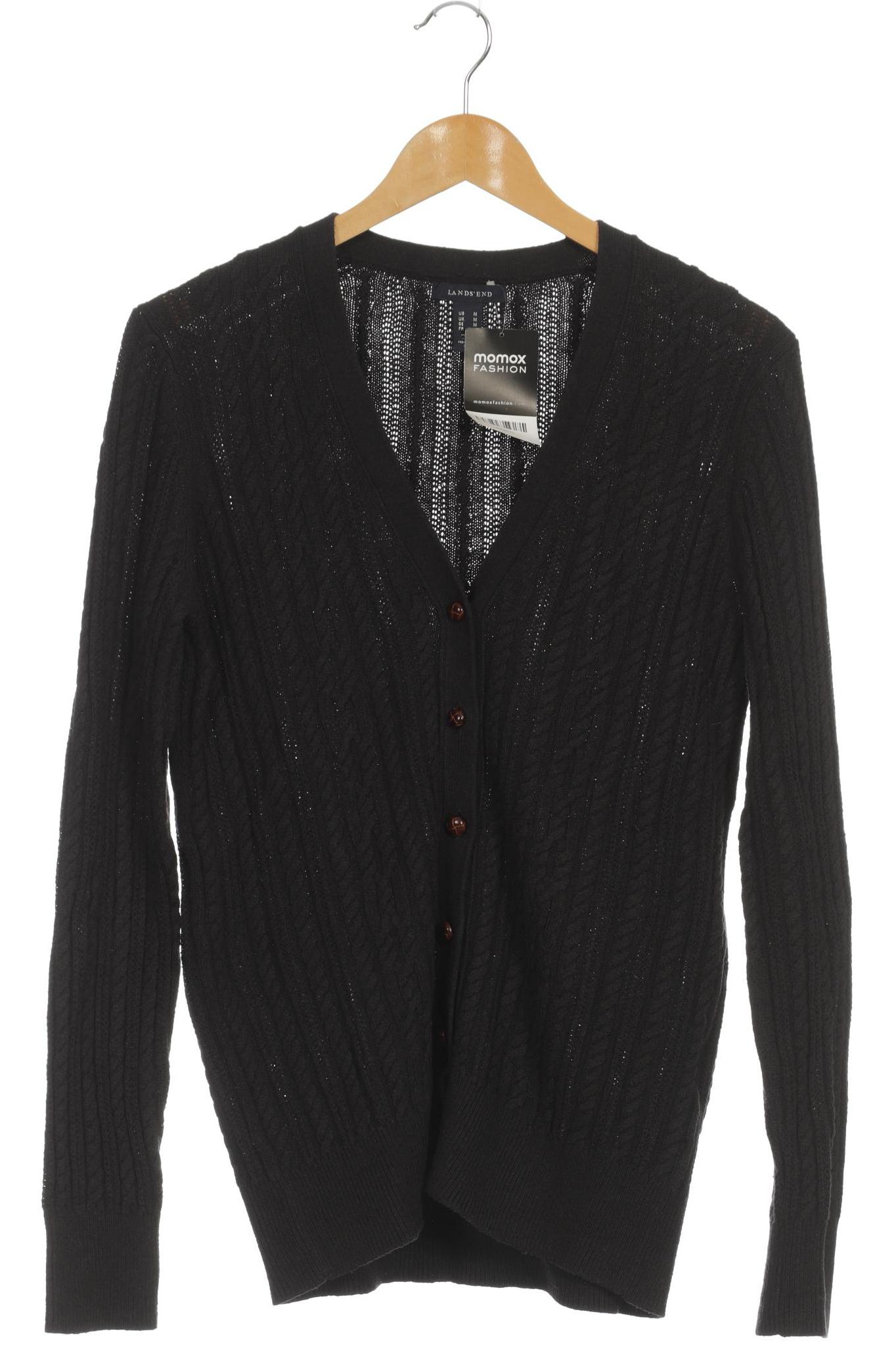 

Lands End Damen Strickjacke, schwarz, Gr.