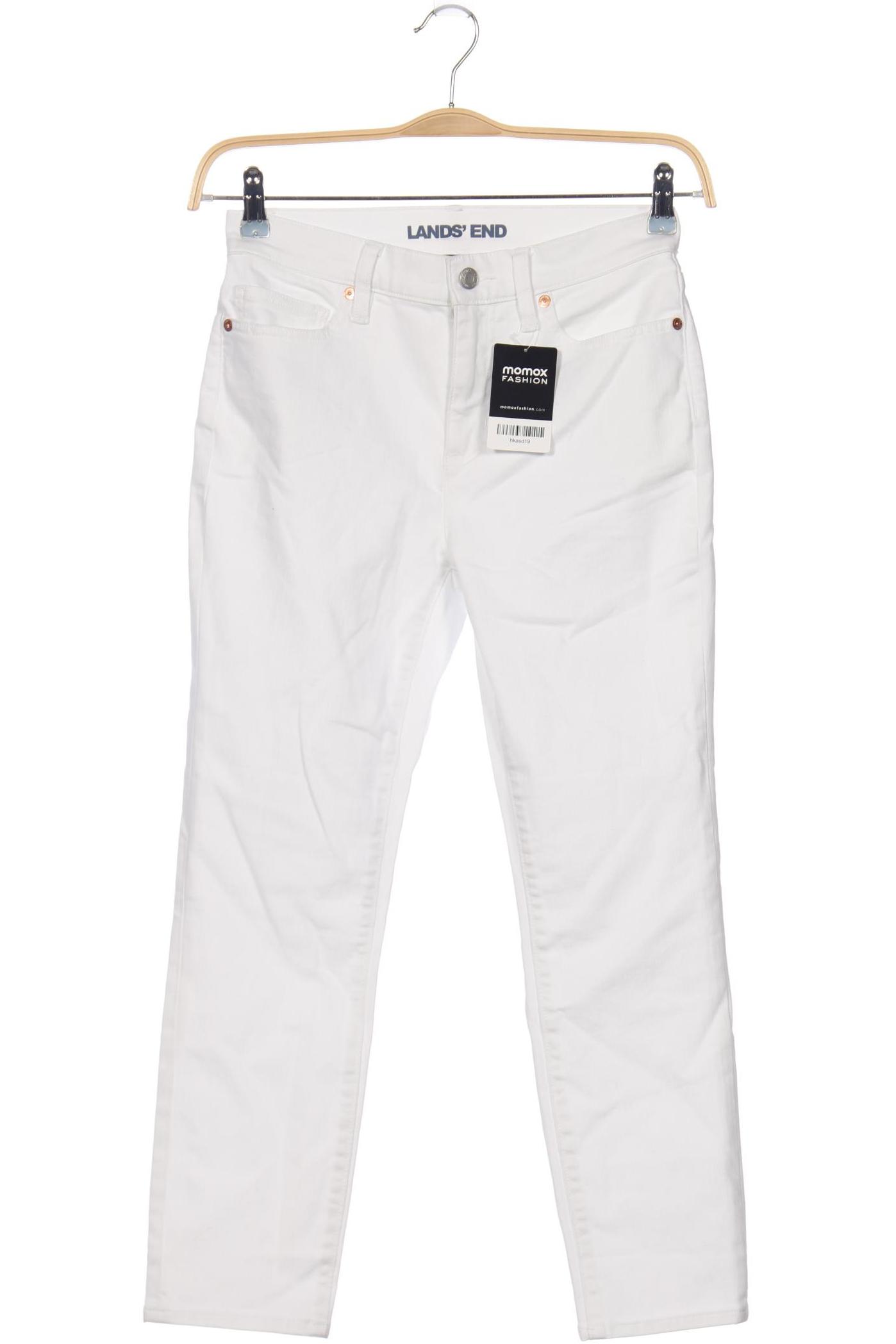 

Lands End Damen Jeans, weiß, Gr. 34