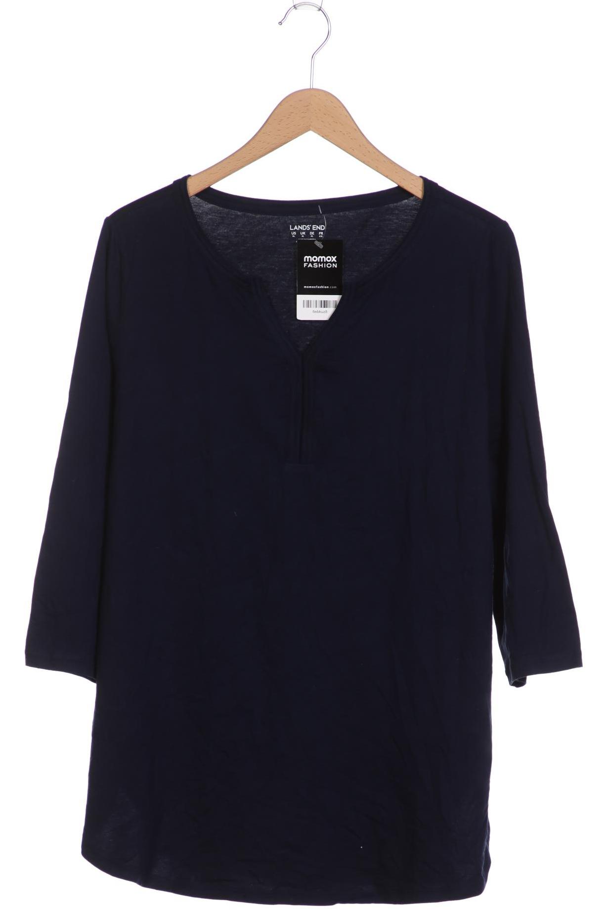 

Lands End Damen Langarmshirt, marineblau, Gr. 44