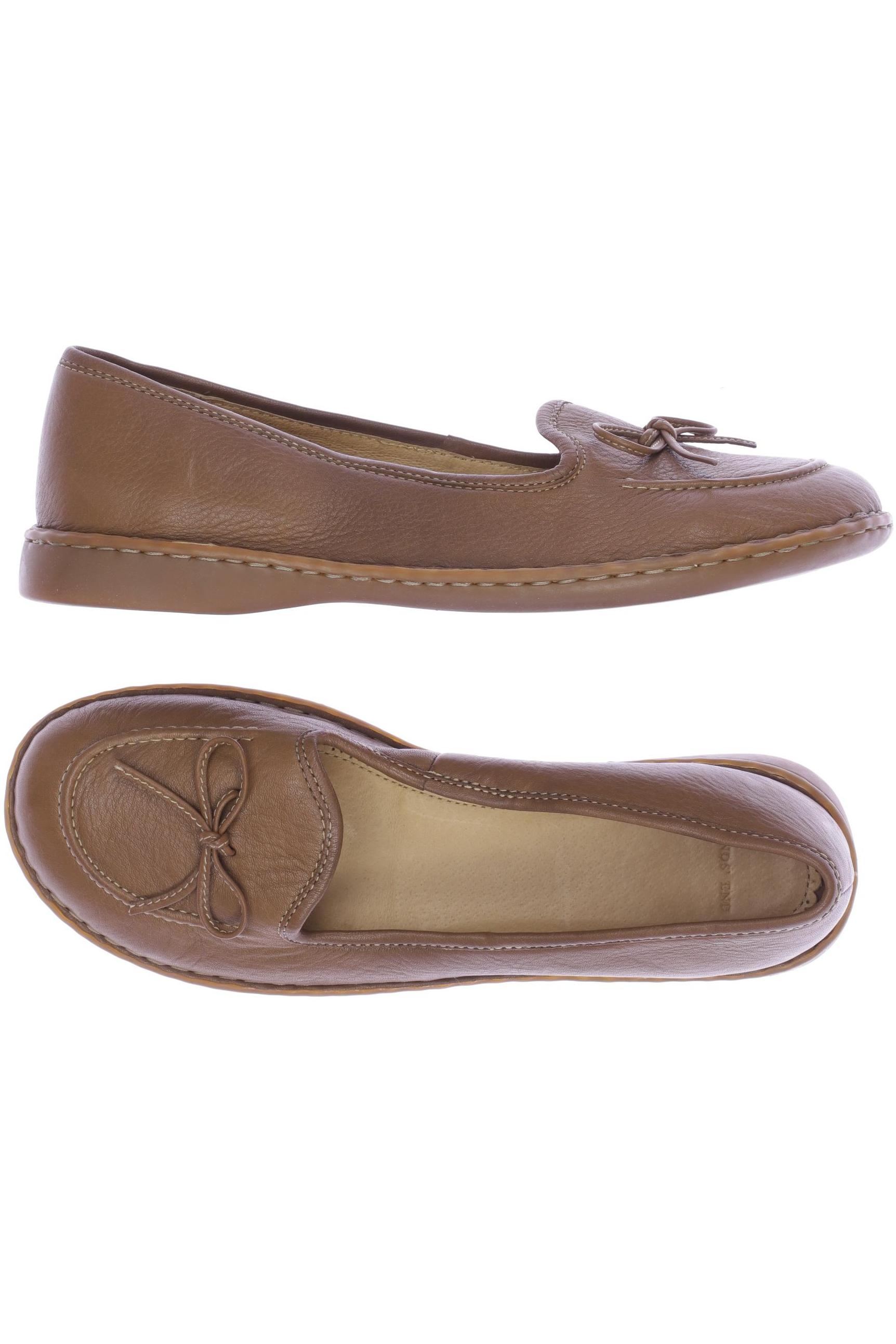 

Lands End Damen Halbschuh, braun, Gr. 10