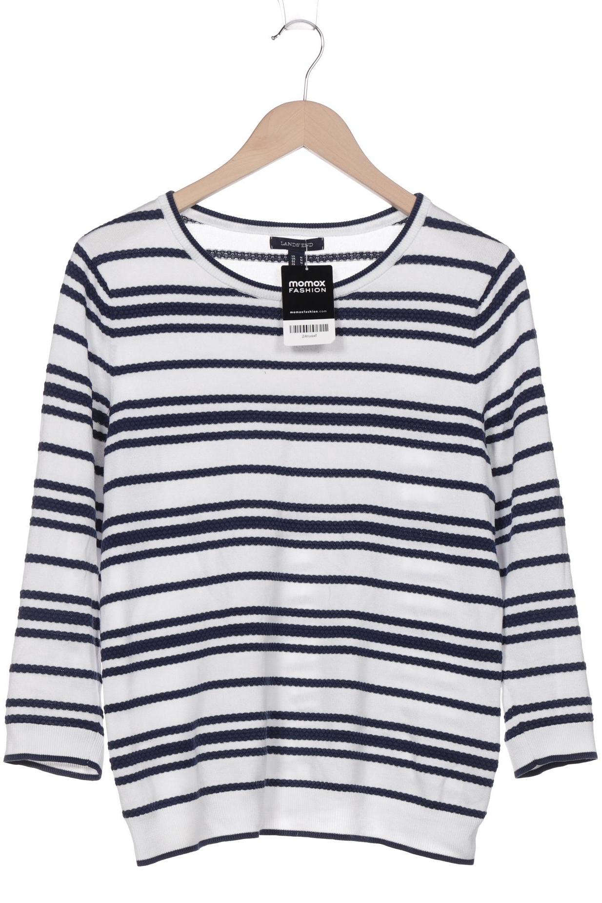 

Lands End Damen Pullover, weiß