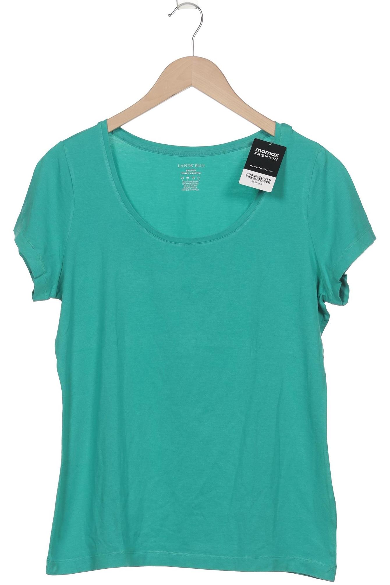 

Lands End Damen T-Shirt, türkis, Gr. 42