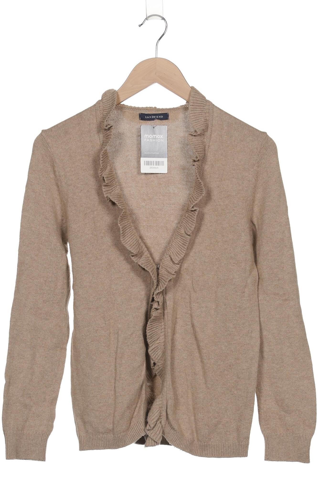 

Lands End Damen Strickjacke, beige, Gr. 36