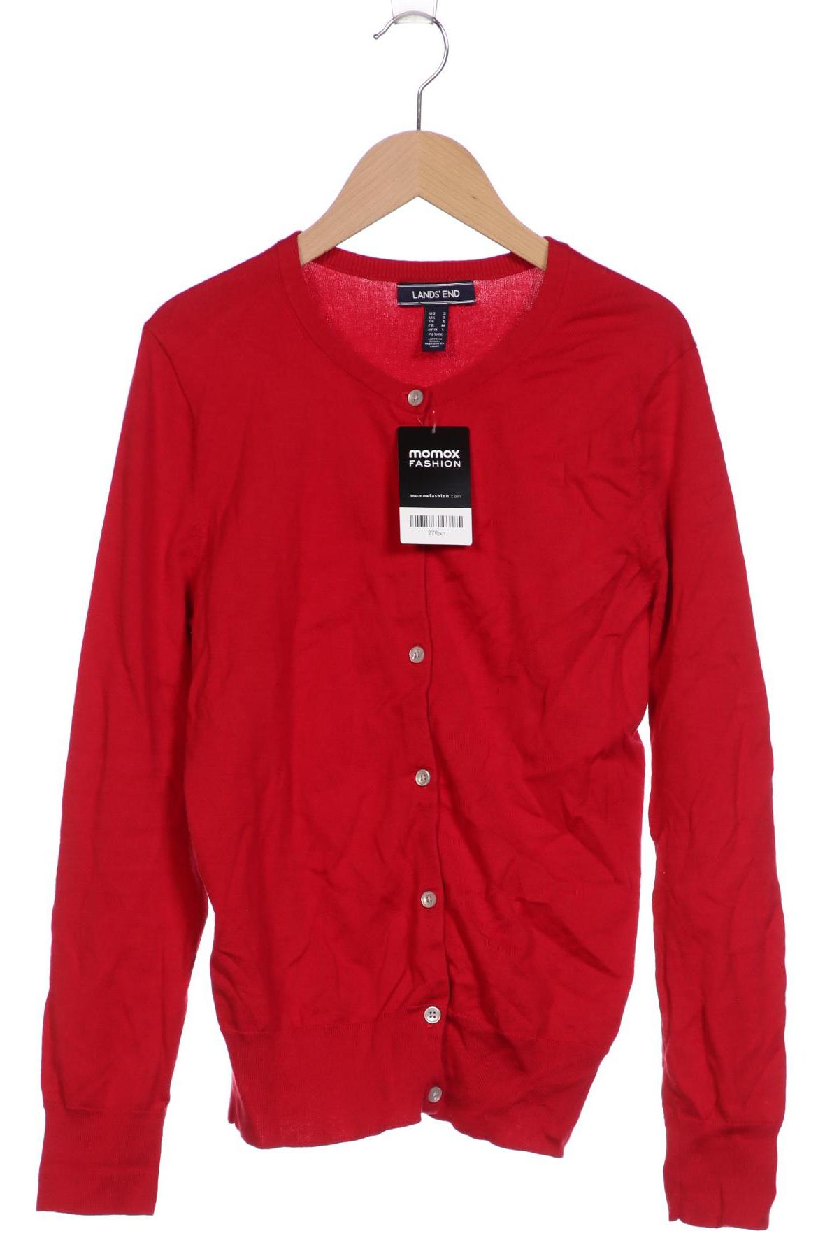 

Lands End Damen Strickjacke, rot, Gr. 36