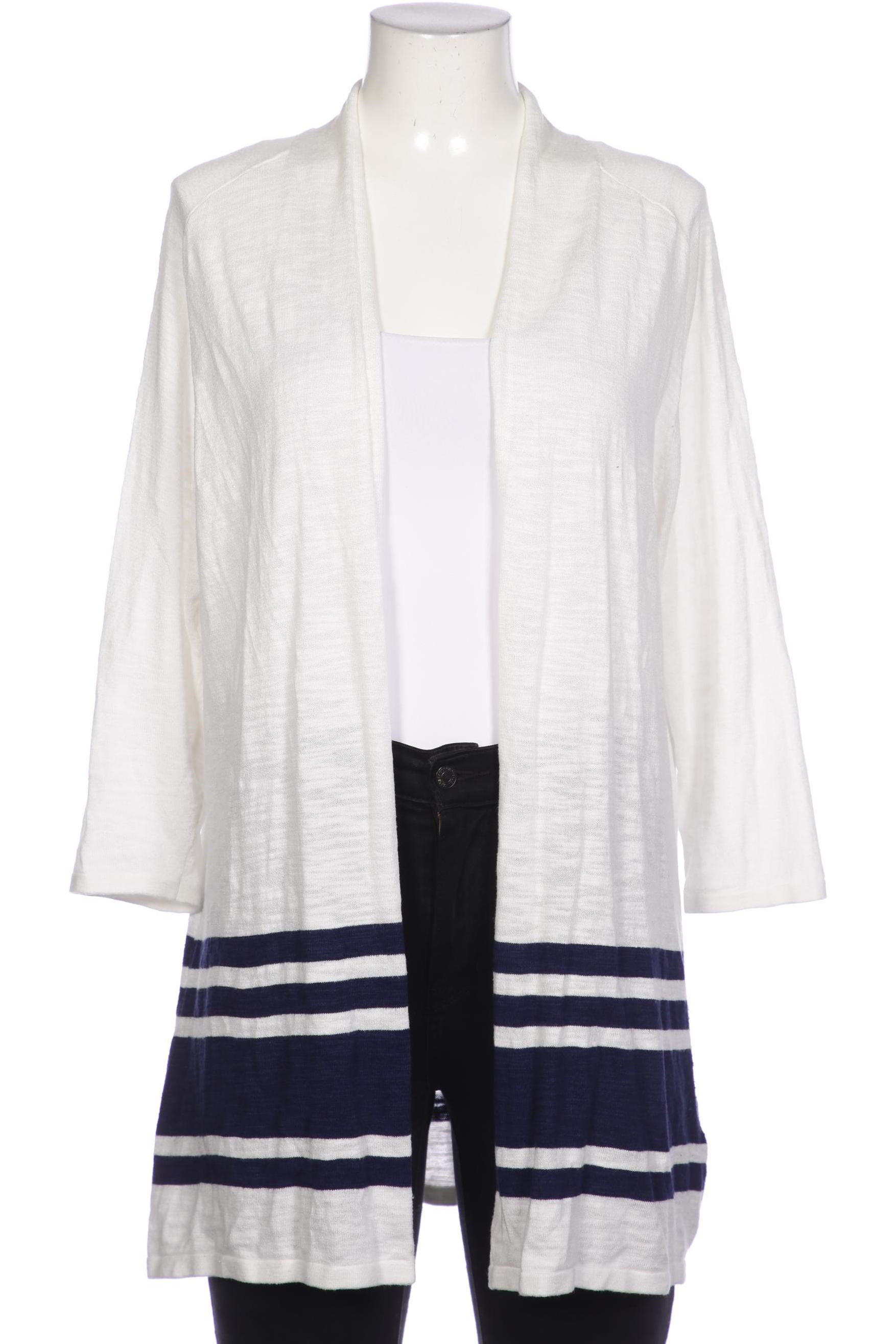

Lands End Damen Strickjacke, weiß, Gr. 42