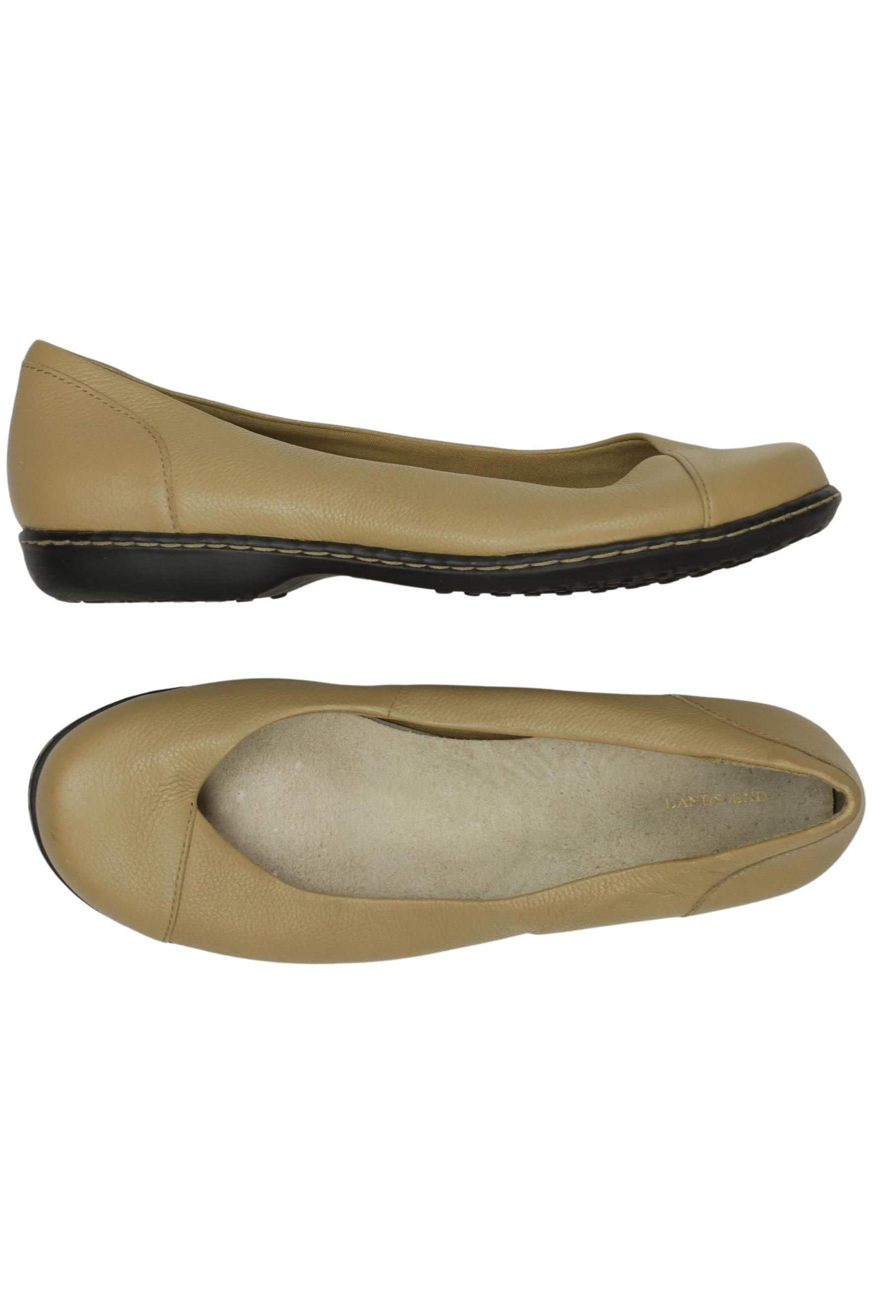 

Lands End Damen Ballerinas, braun, Gr. 38.5