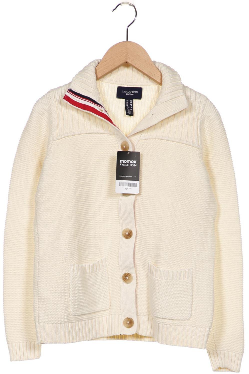 

Lands End Damen Strickjacke, cremeweiß, Gr. 34