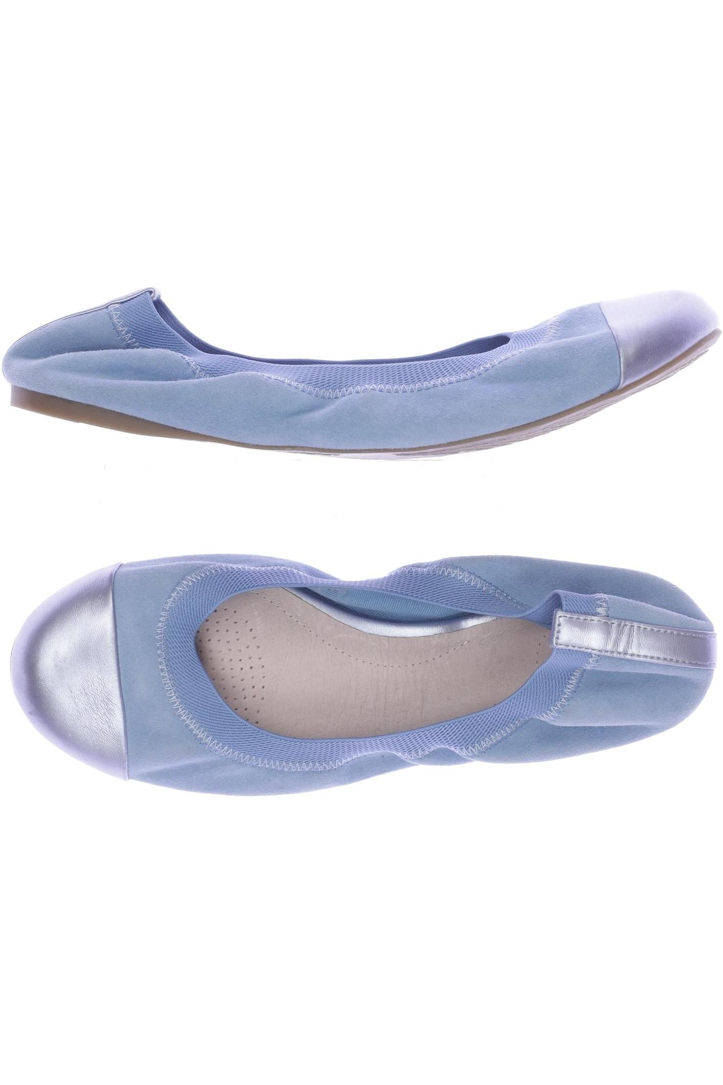 

Lands End Damen Ballerinas, blau, Gr. 38