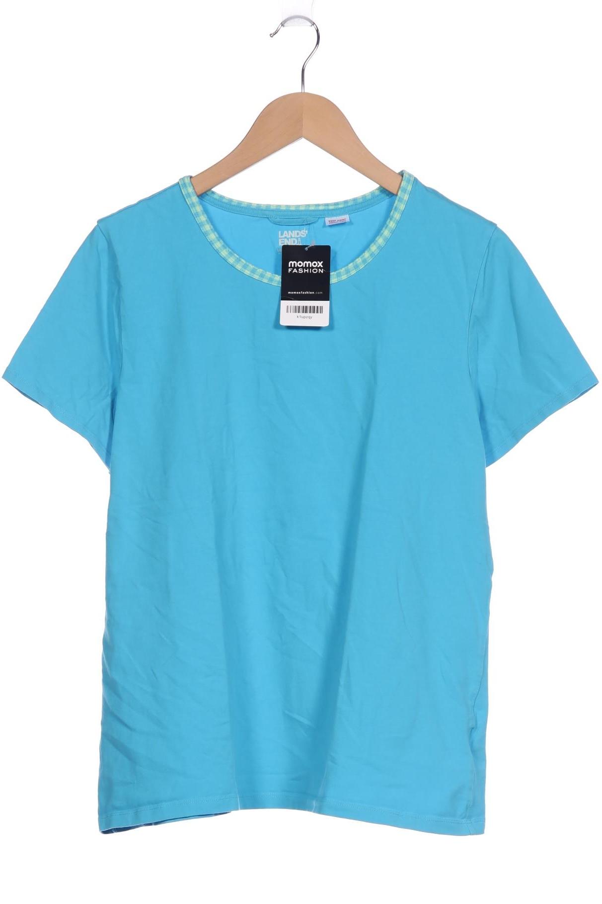 

Lands End Damen T-Shirt, blau, Gr. 44