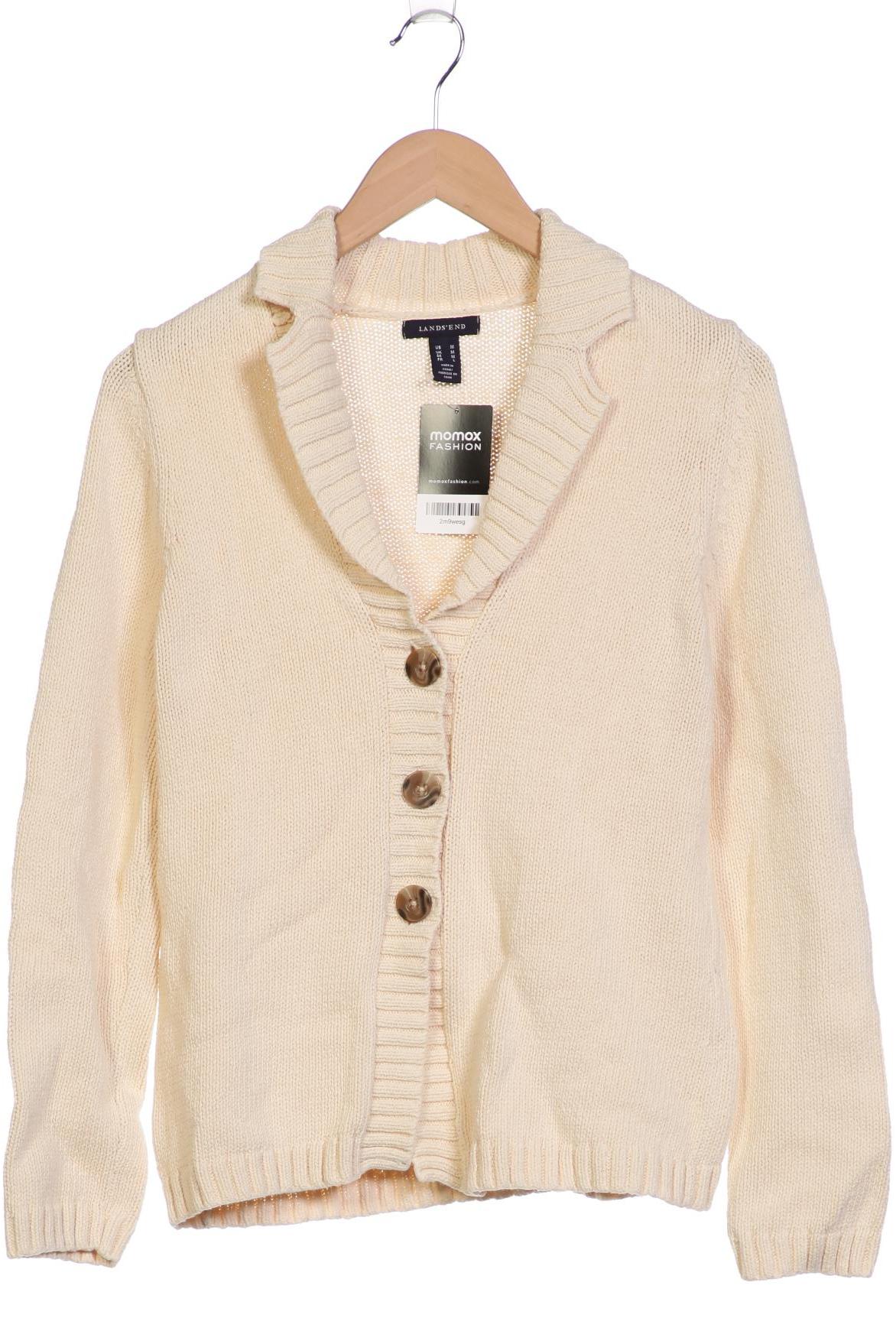 

Lands End Damen Strickjacke, cremeweiß, Gr. 38