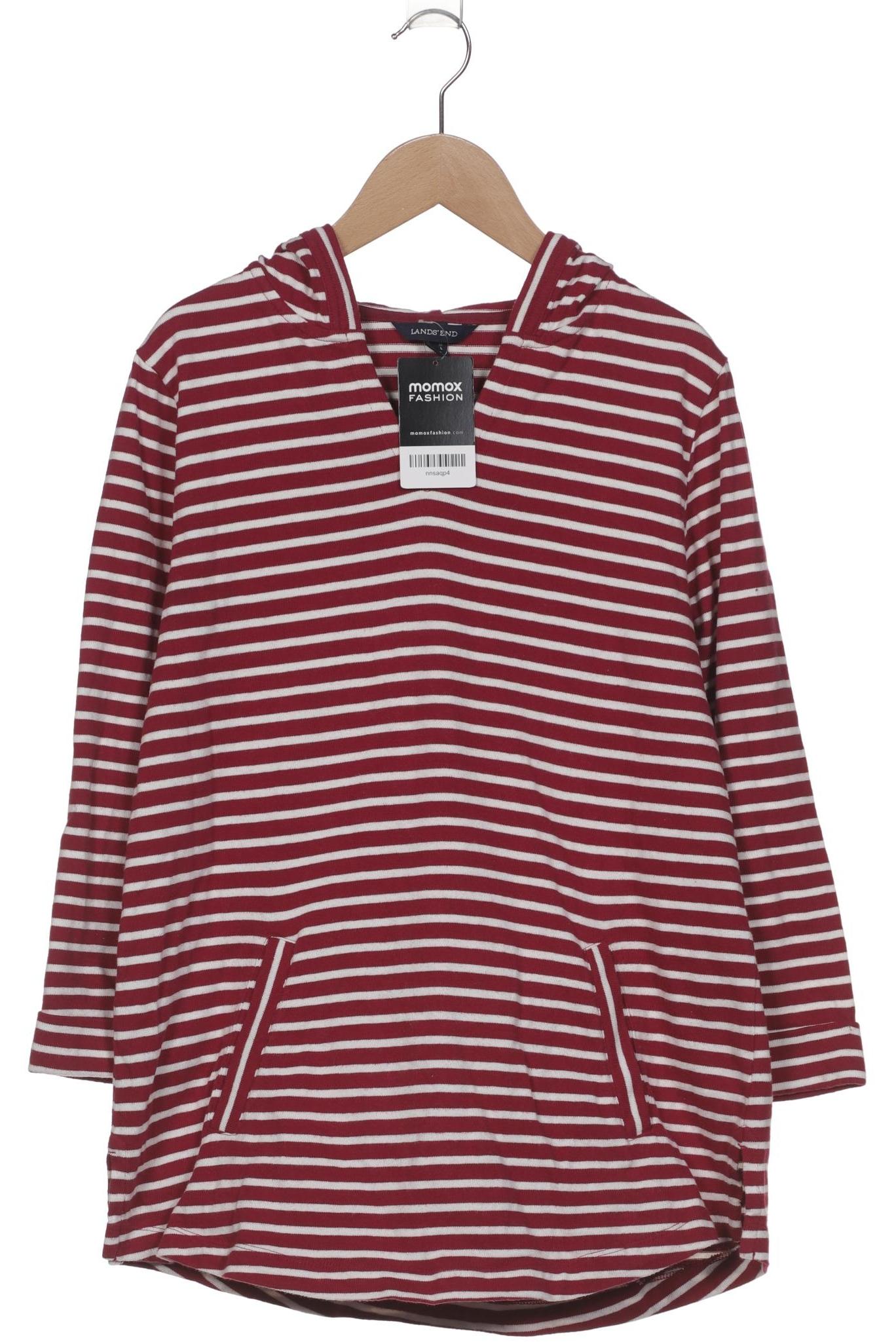 

Lands End Damen Kapuzenpullover, bordeaux, Gr. 38
