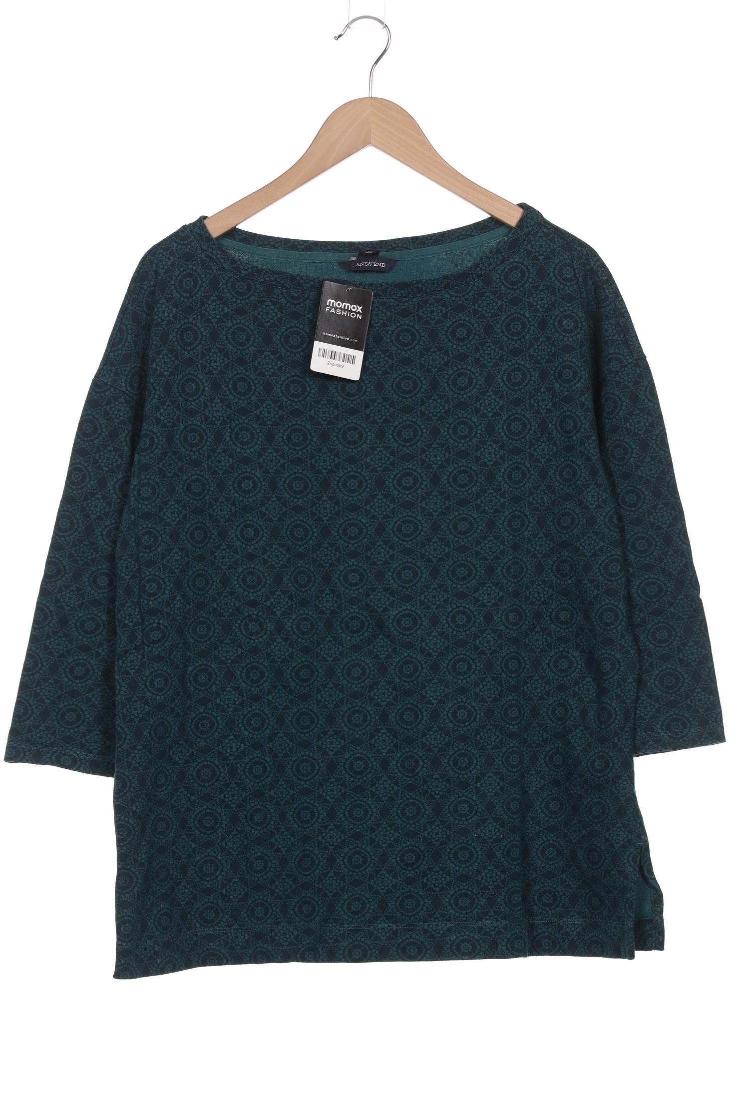 

Lands End Damen Sweatshirt, türkis, Gr. 42