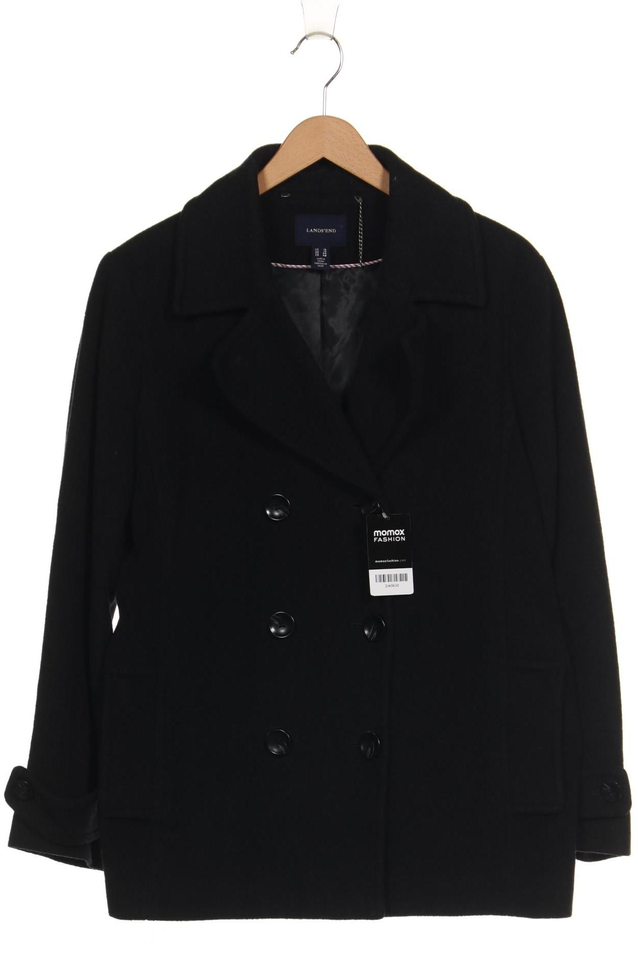 

Lands End Damen Jacke, schwarz, Gr. 46