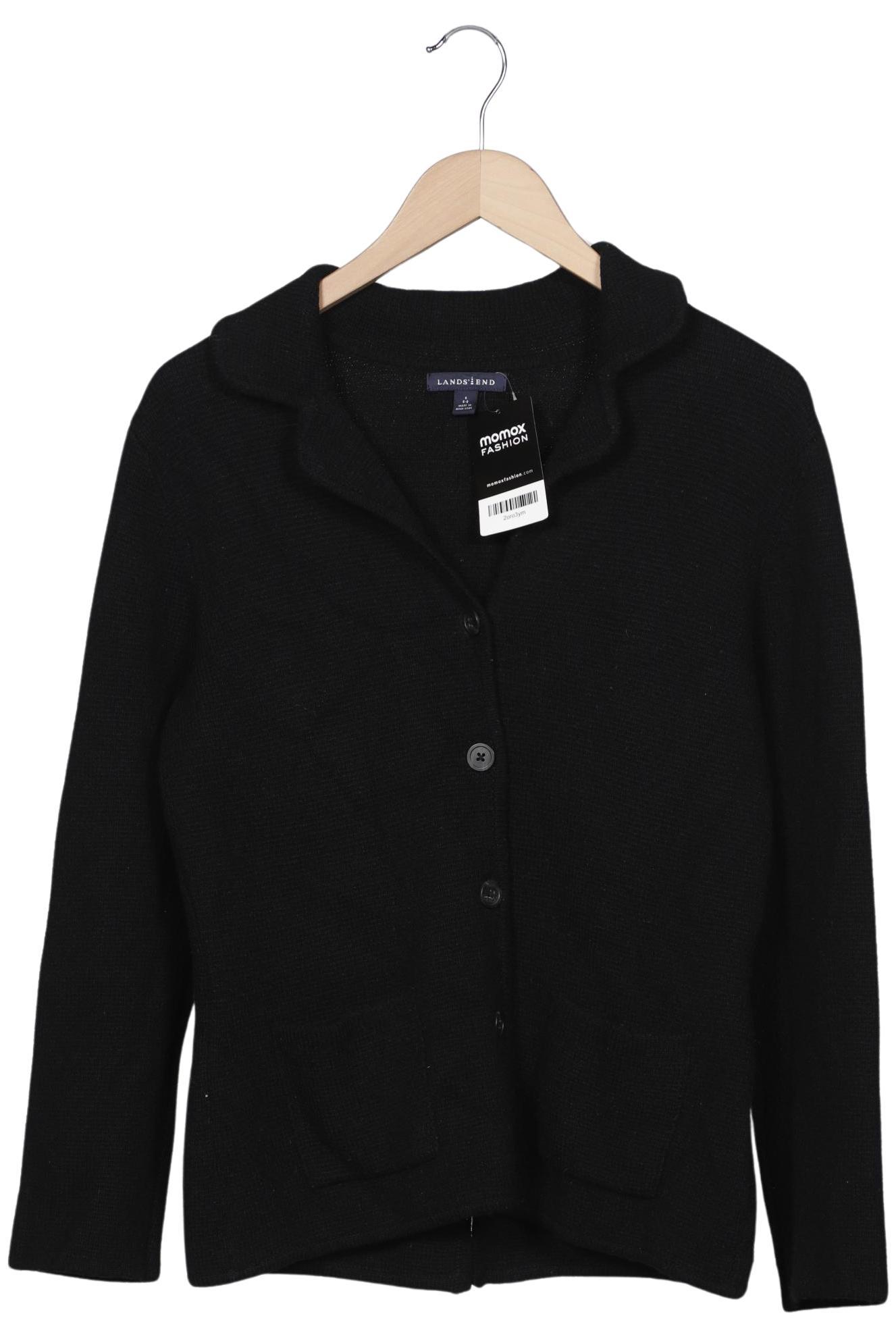 

Lands End Damen Strickjacke, schwarz, Gr. 36