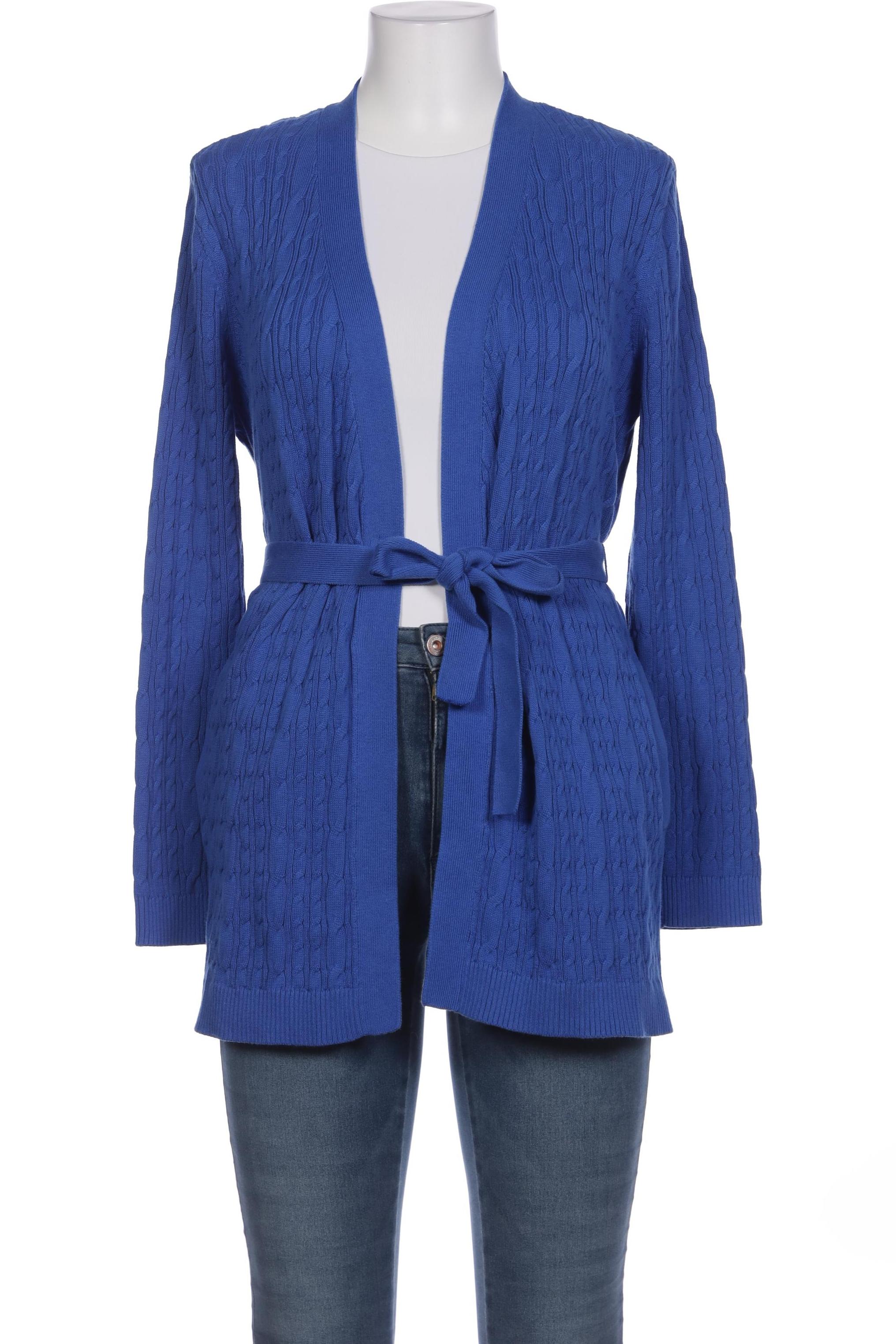 

Lands End Damen Strickjacke, blau, Gr. 38