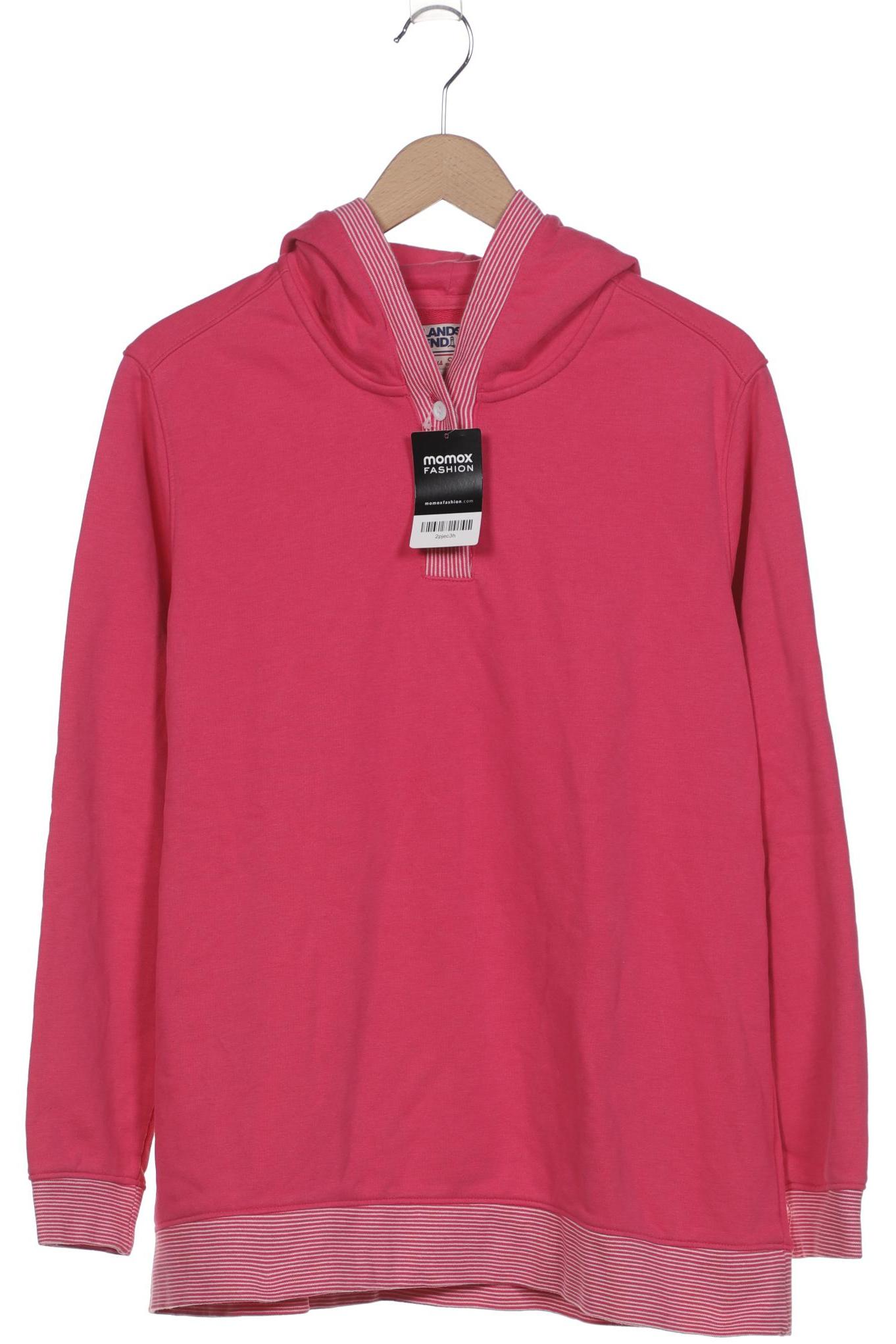 

Lands End Damen Kapuzenpullover, pink, Gr. 42
