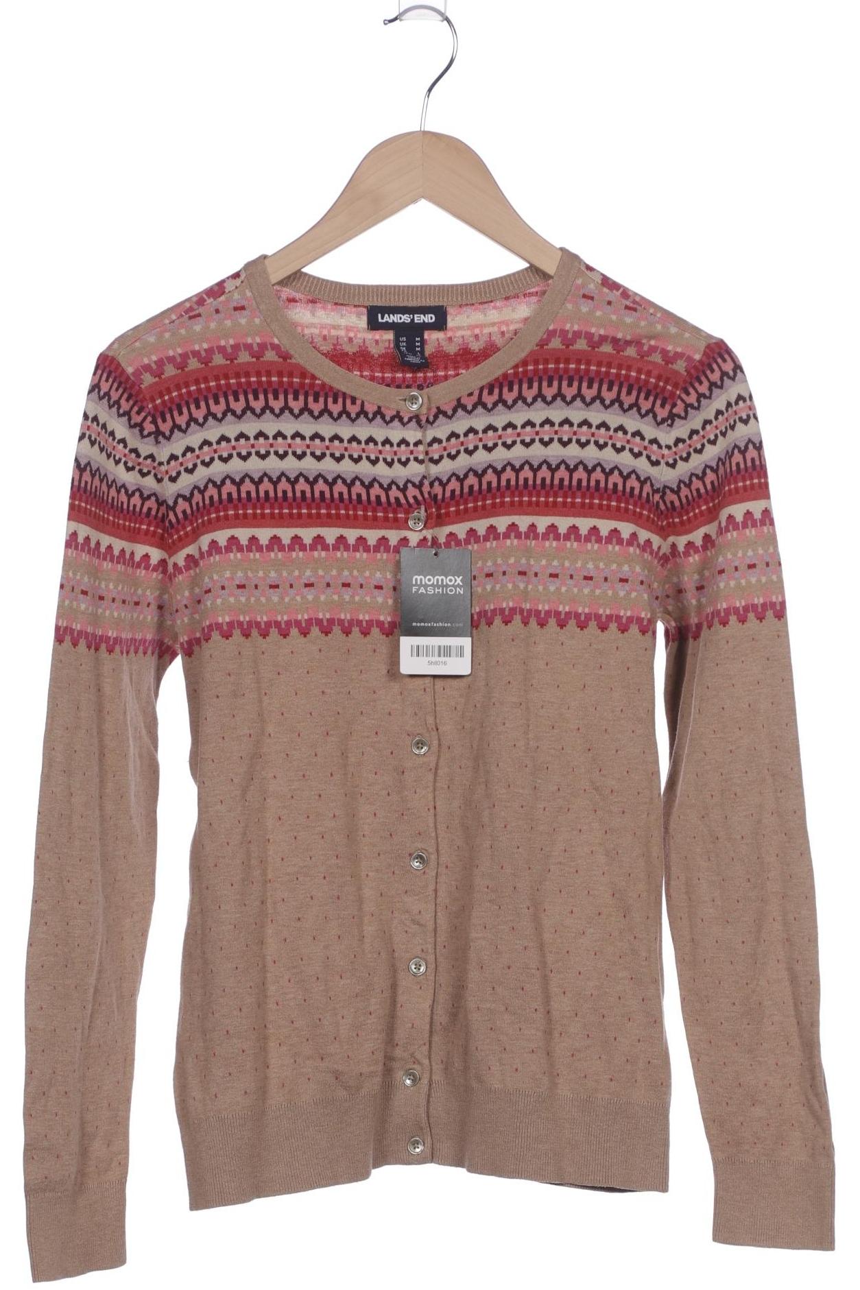 

Lands End Damen Strickjacke, braun, Gr. 38