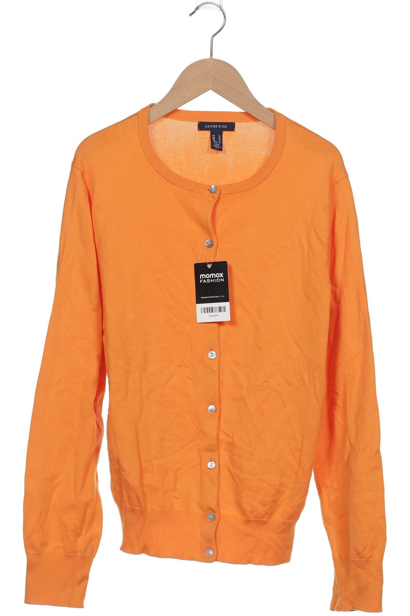 

Lands End Damen Strickjacke, orange, Gr. 38