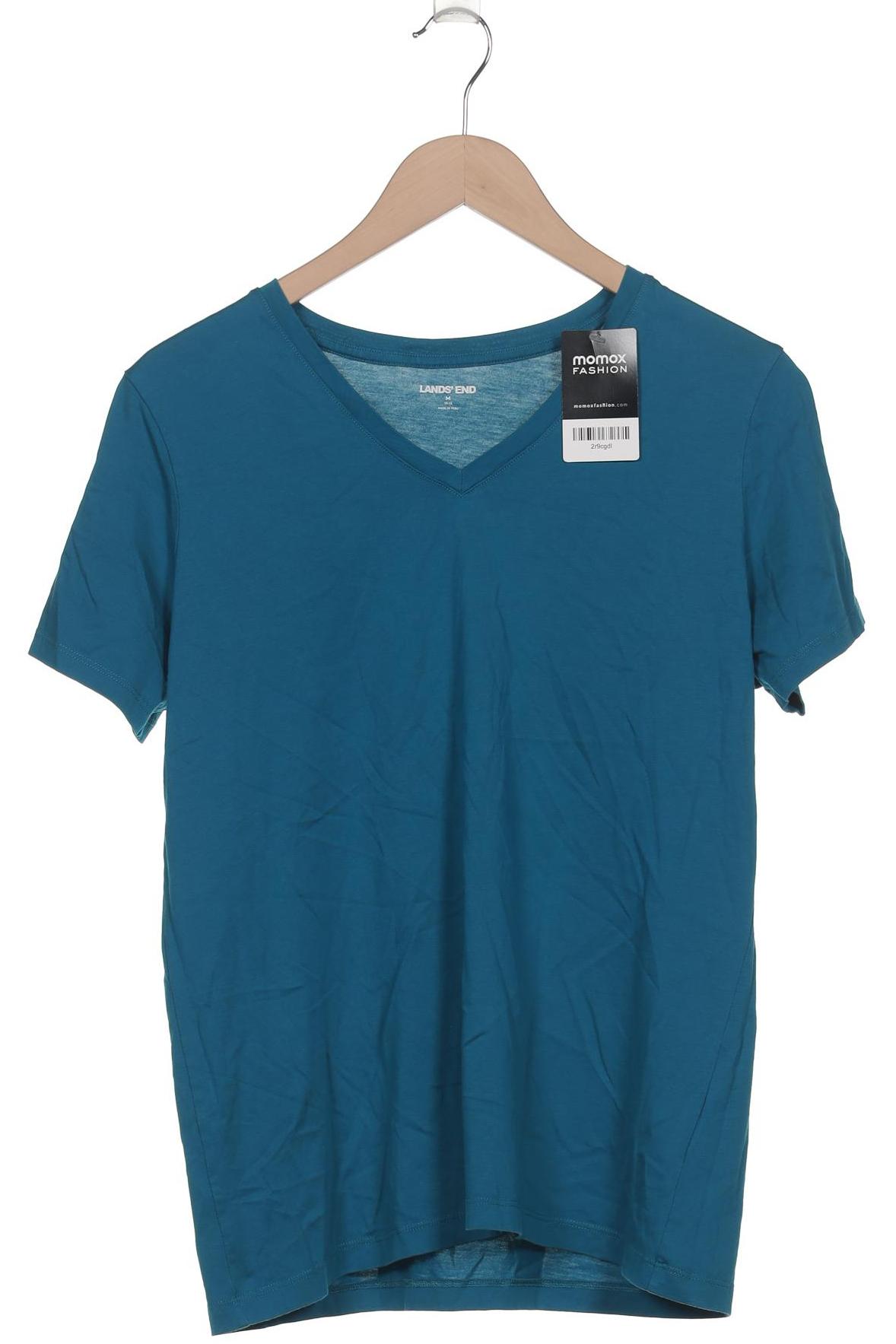 

Lands End Damen T-Shirt, blau, Gr. 38