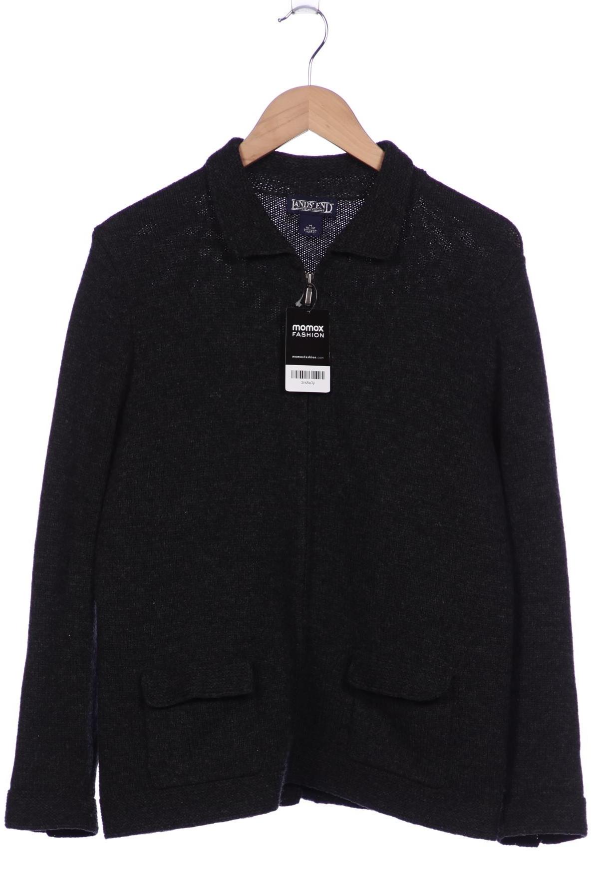 

Lands End Damen Strickjacke, schwarz, Gr. 38