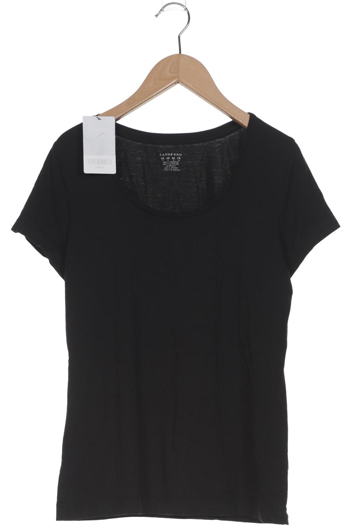 

Lands End Damen T-Shirt, schwarz, Gr. 36