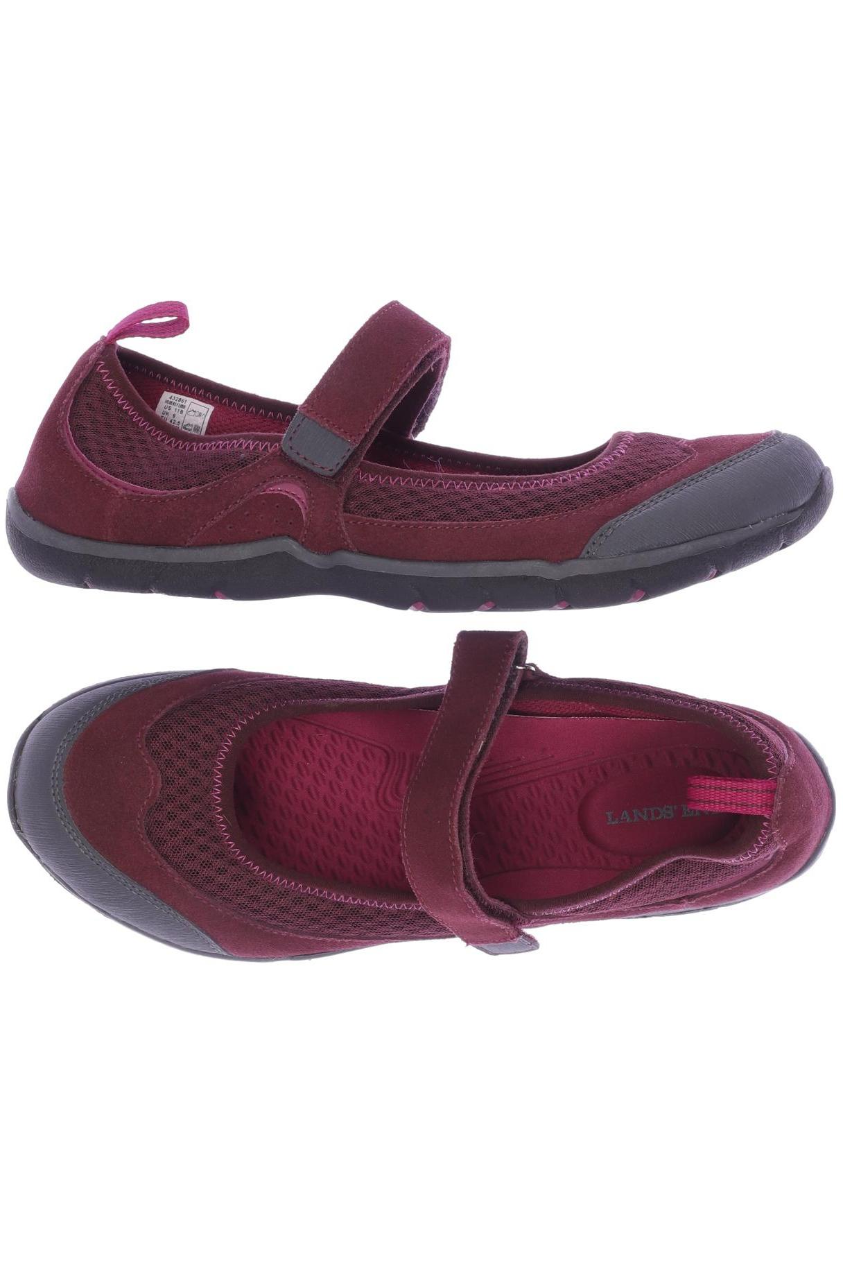

Lands End Damen Sneakers, bordeaux, Gr. 42.5