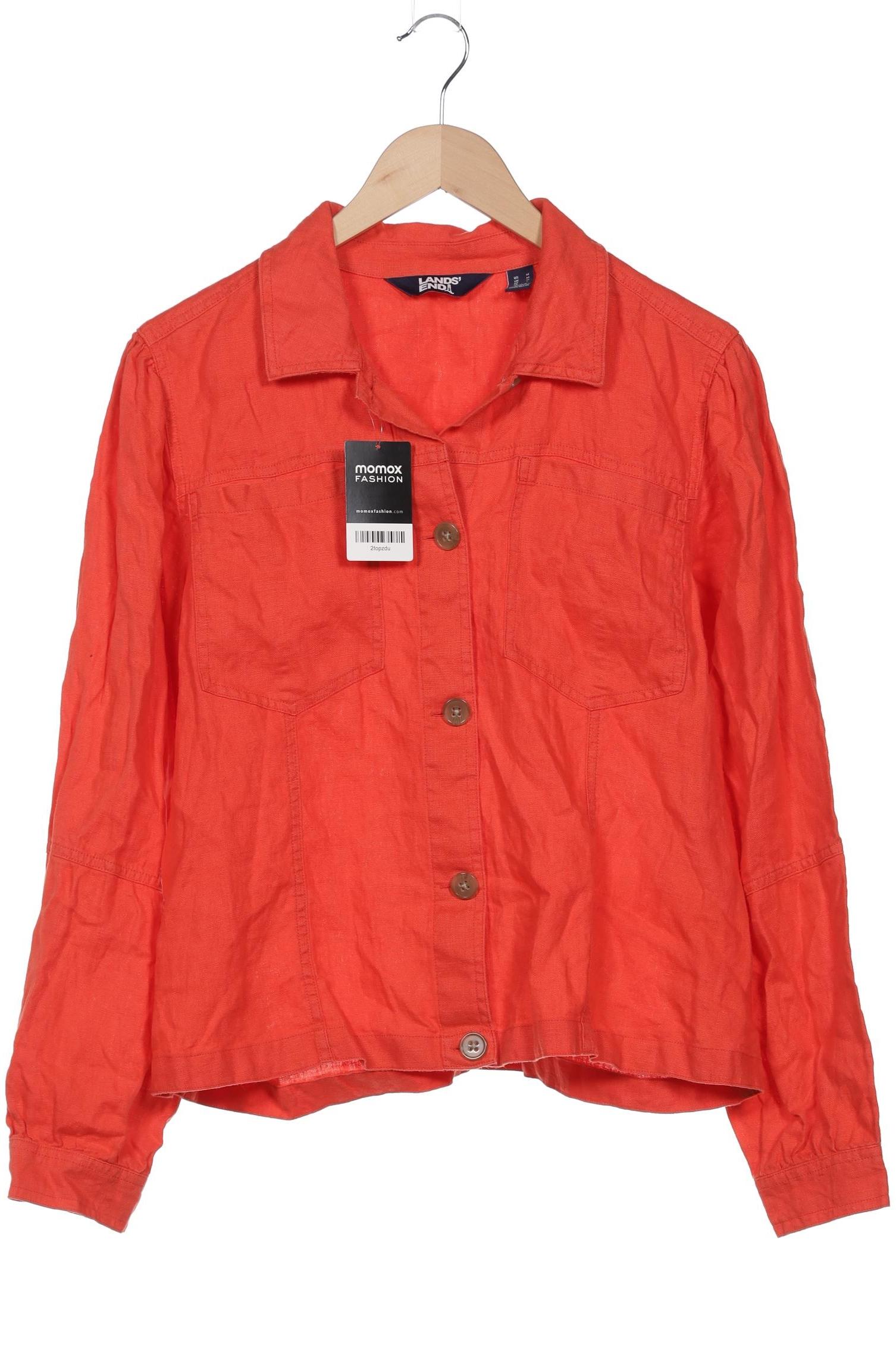 

Lands End Damen Jacke, rot, Gr. 38