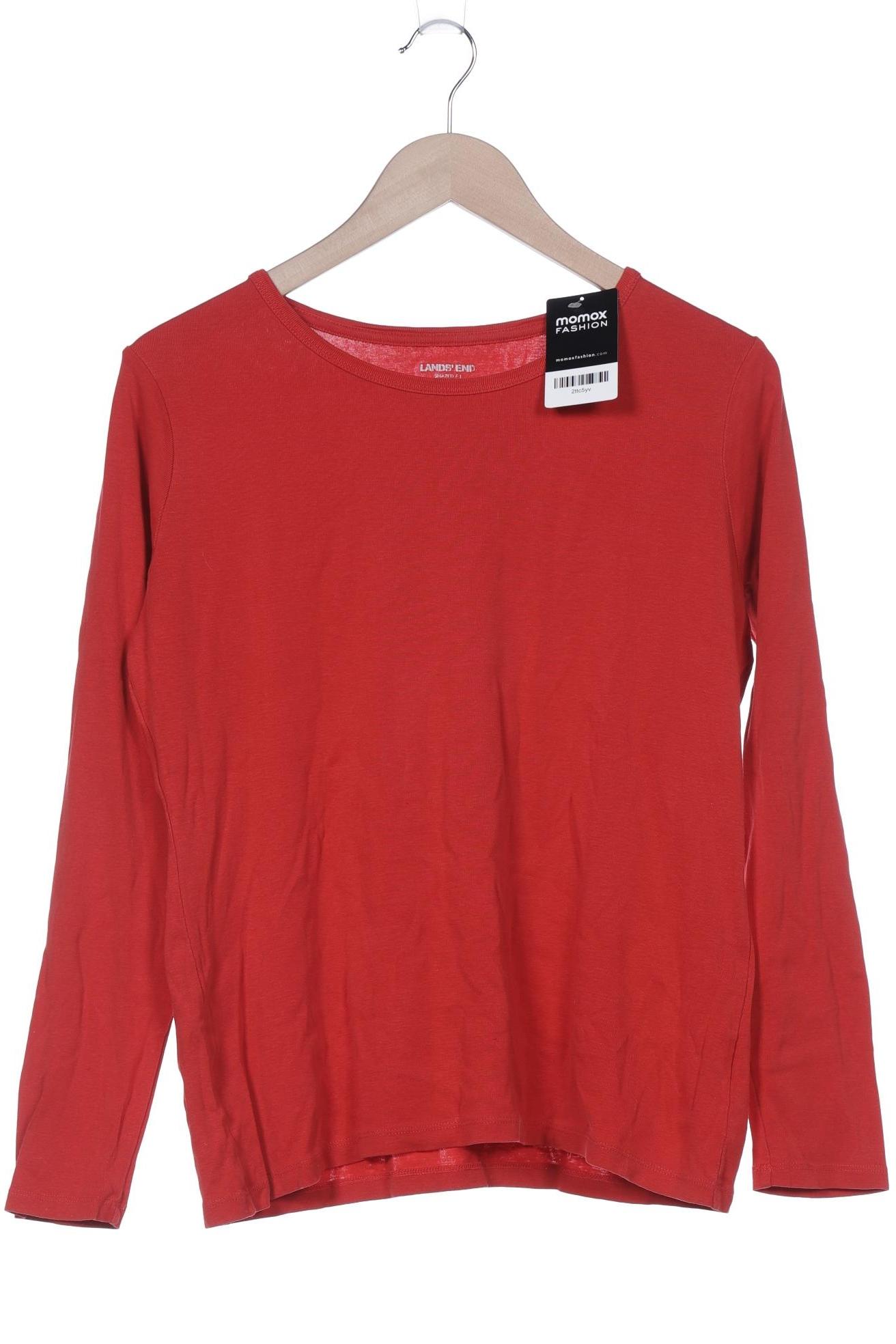 

Lands End Damen Langarmshirt, rot, Gr. 42