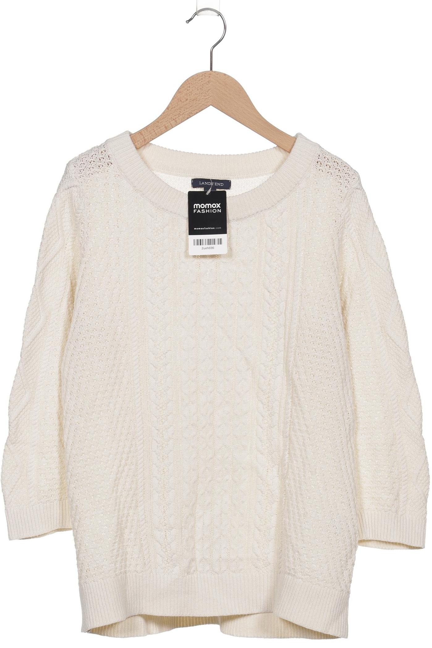

Lands End Damen Pullover, cremeweiß, Gr. 38